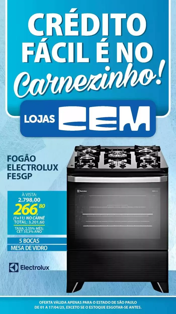 Encarte de Encarte Lojas Cem 3 de abril até 17 de abril 2025 - Pagina 42