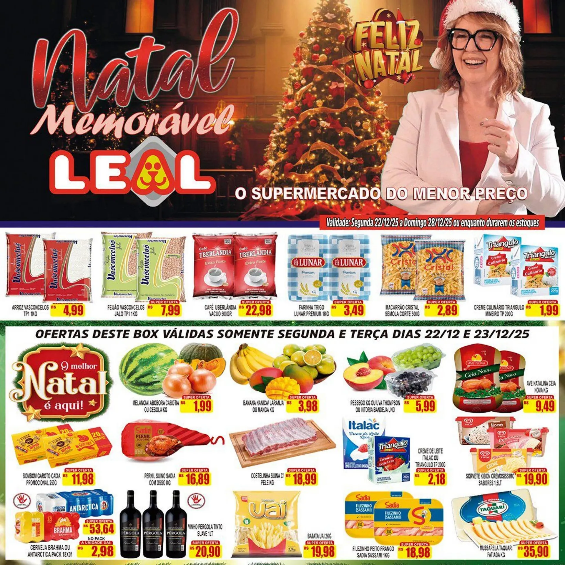Encarte de Folheto Supermercado leal 22 de dezembro até 28 de dezembro 2025 - Pagina 2