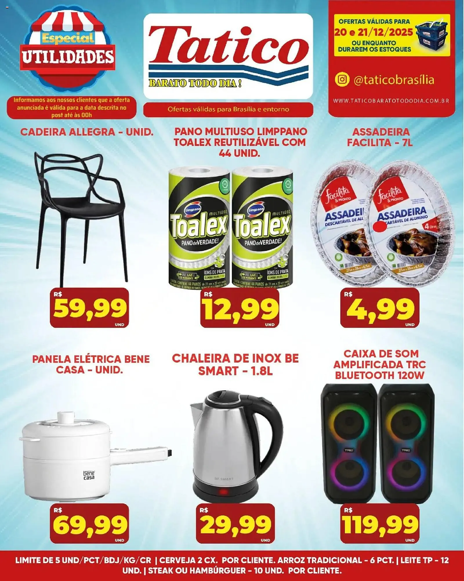 Encarte de Tabloide Tatico 20 de dezembro até 21 de dezembro 2025 - Pagina 1