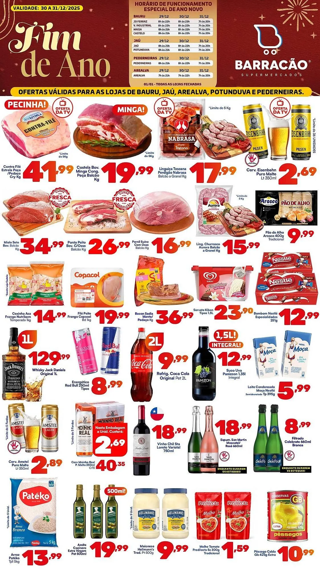 Encarte de Catálogo Barracão Supermercado 30 de dezembro até 31 de dezembro 2025 - Pagina 1