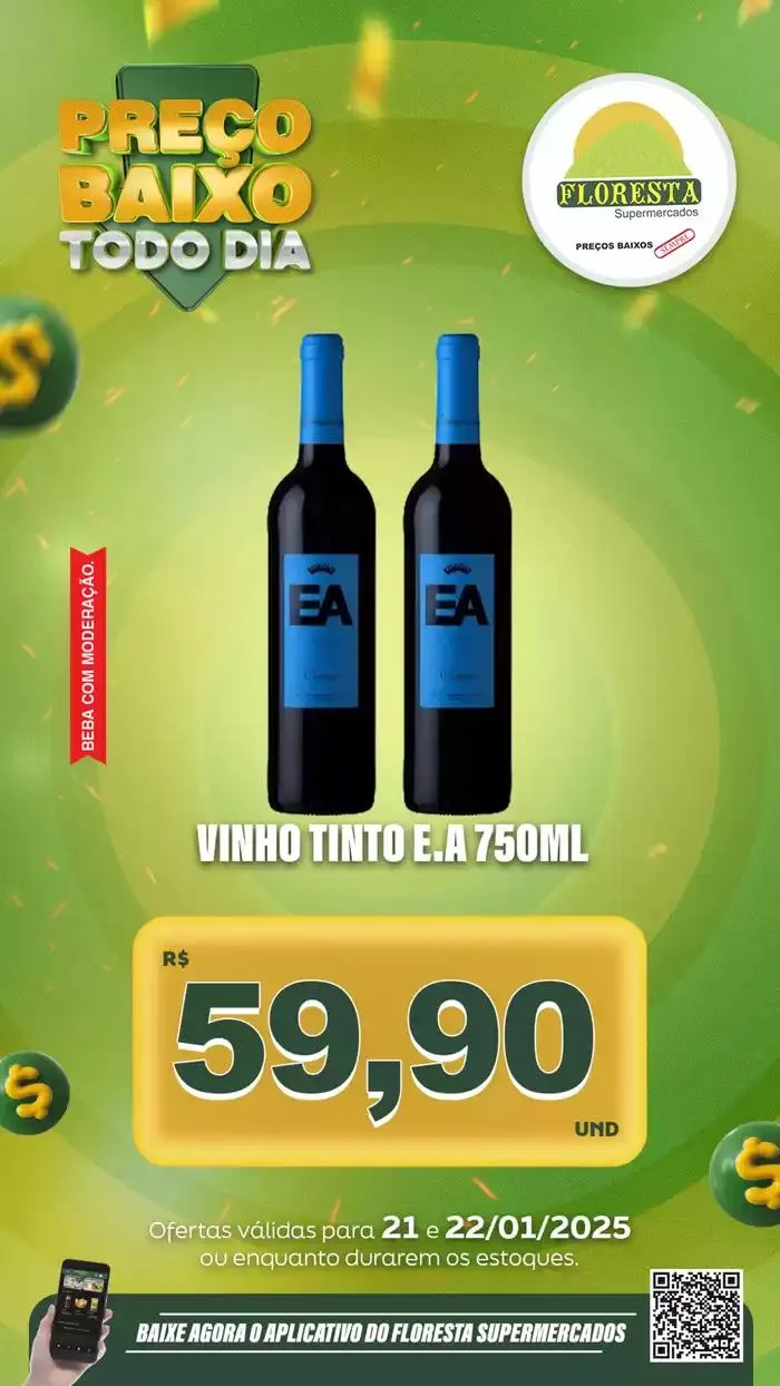Encarte de Catálogo Floresta Supermercados 21 de janeiro até 22 de janeiro 2025 - Pagina 22