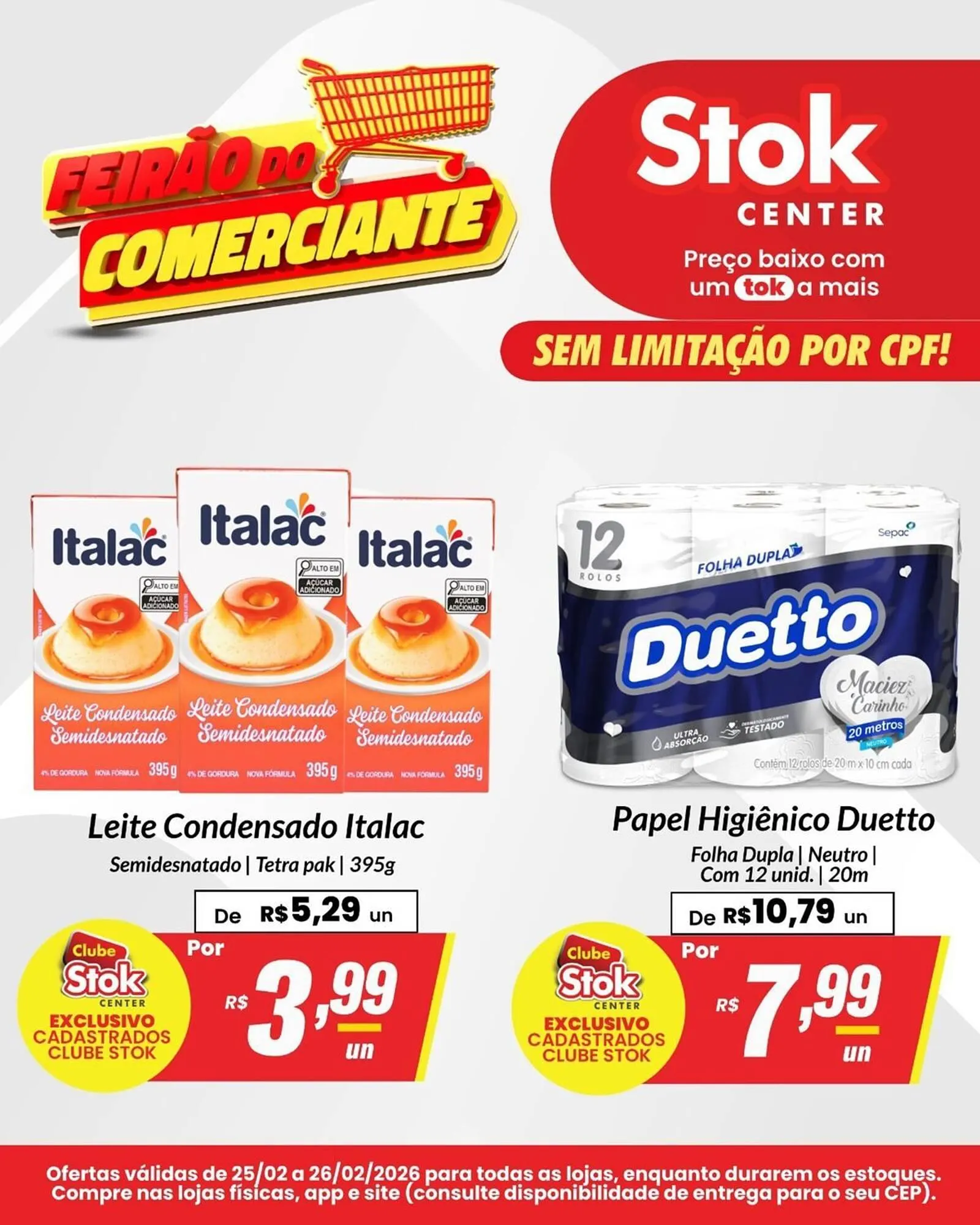 Encarte de Encarte Stok Center 25 de fevereiro até 26 de fevereiro 2026 - Pagina 1