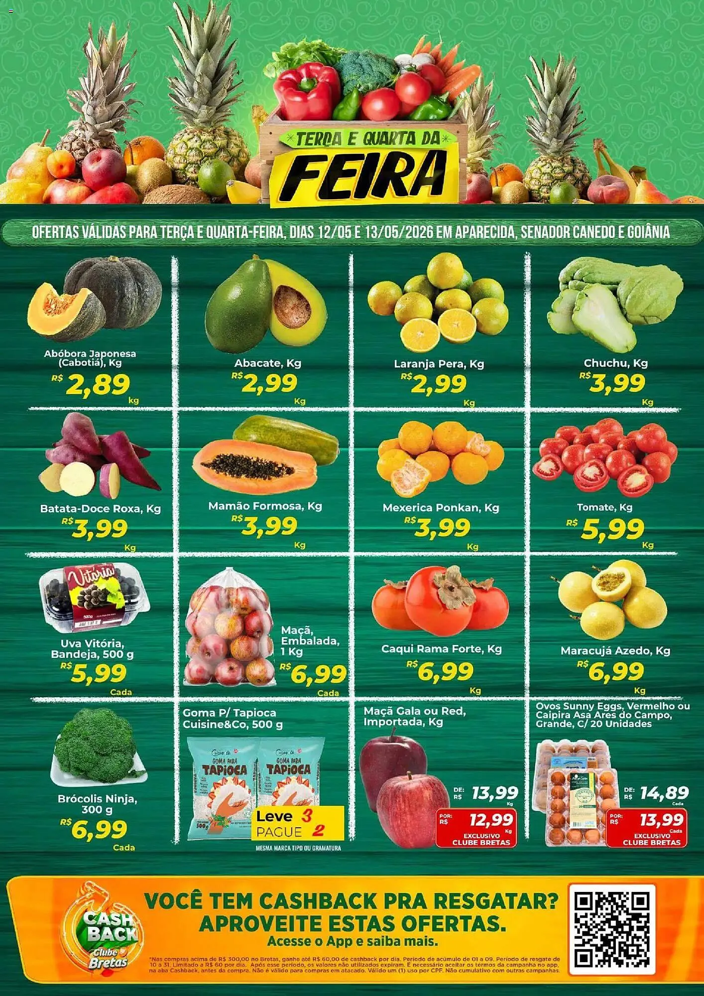 Encarte de Catálogo Supermercados Bretas 12 de maio até 13 de maio 2026 - Pagina 1