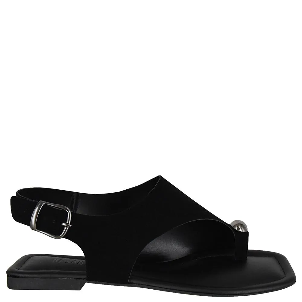 SANDALIA BAIXA ASSIMETRICA ENFEITE DI SANTINNI