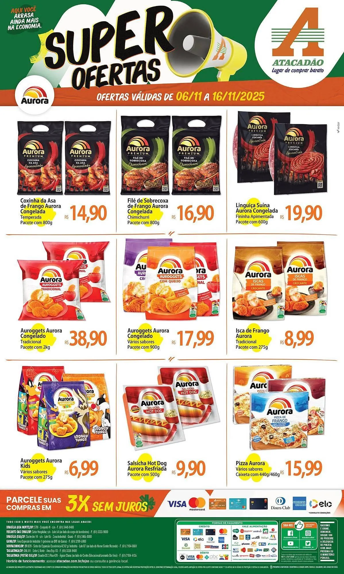 Encarte de Folheto Atacadão 6 de novembro até 16 de novembro 2025 - Pagina 1