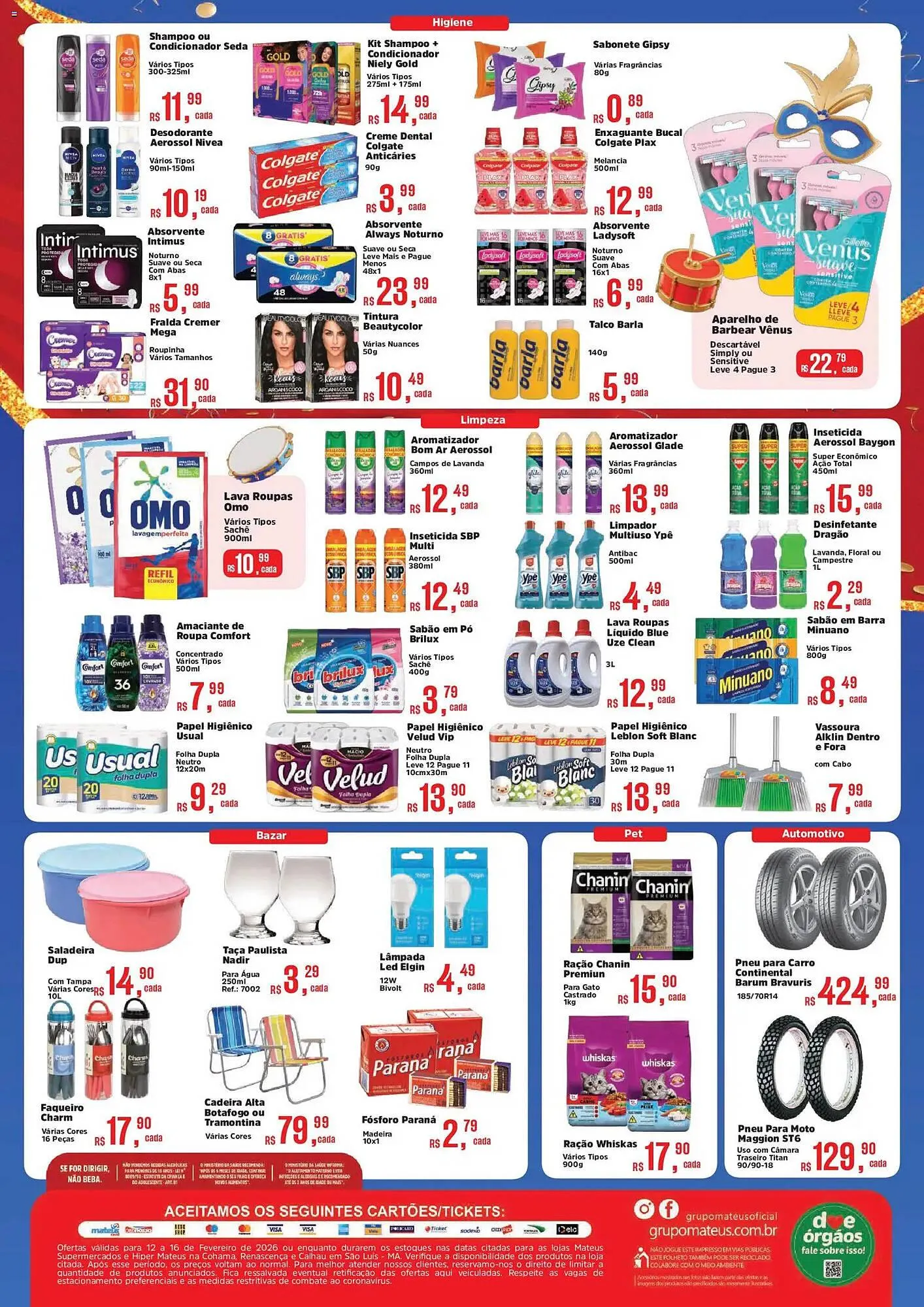 Encarte de Catálogo Supermercados Mateus 12 de fevereiro até 16 de fevereiro 2026 - Pagina 4