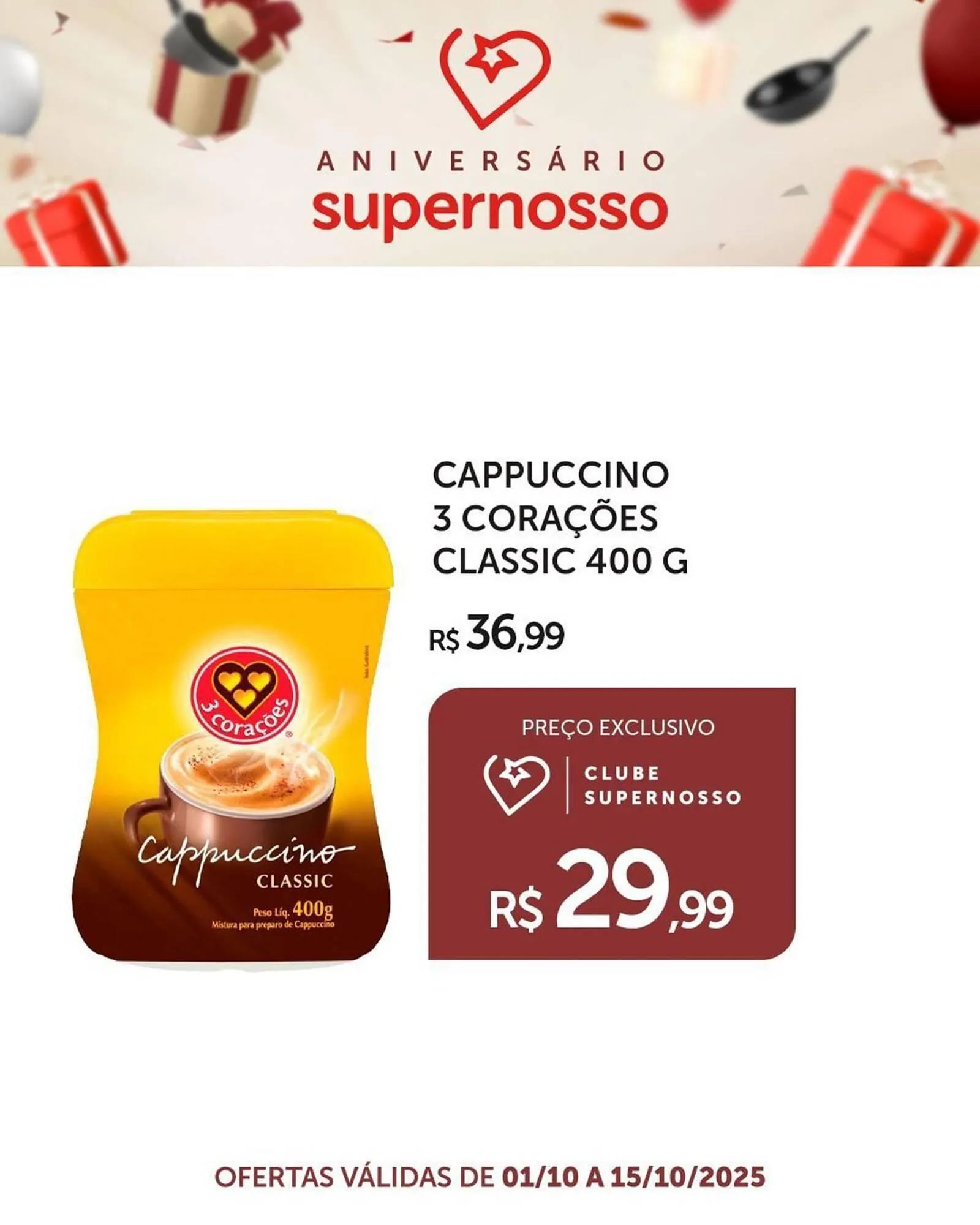 Encarte de Folheto Super Nosso 3 de outubro até 15 de outubro 2025 - Pagina 3