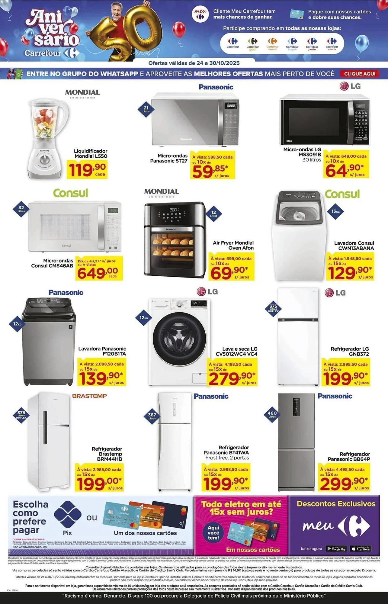 Encarte de Folheto Carrefour 27 de outubro até 30 de outubro 2025 - Pagina 17