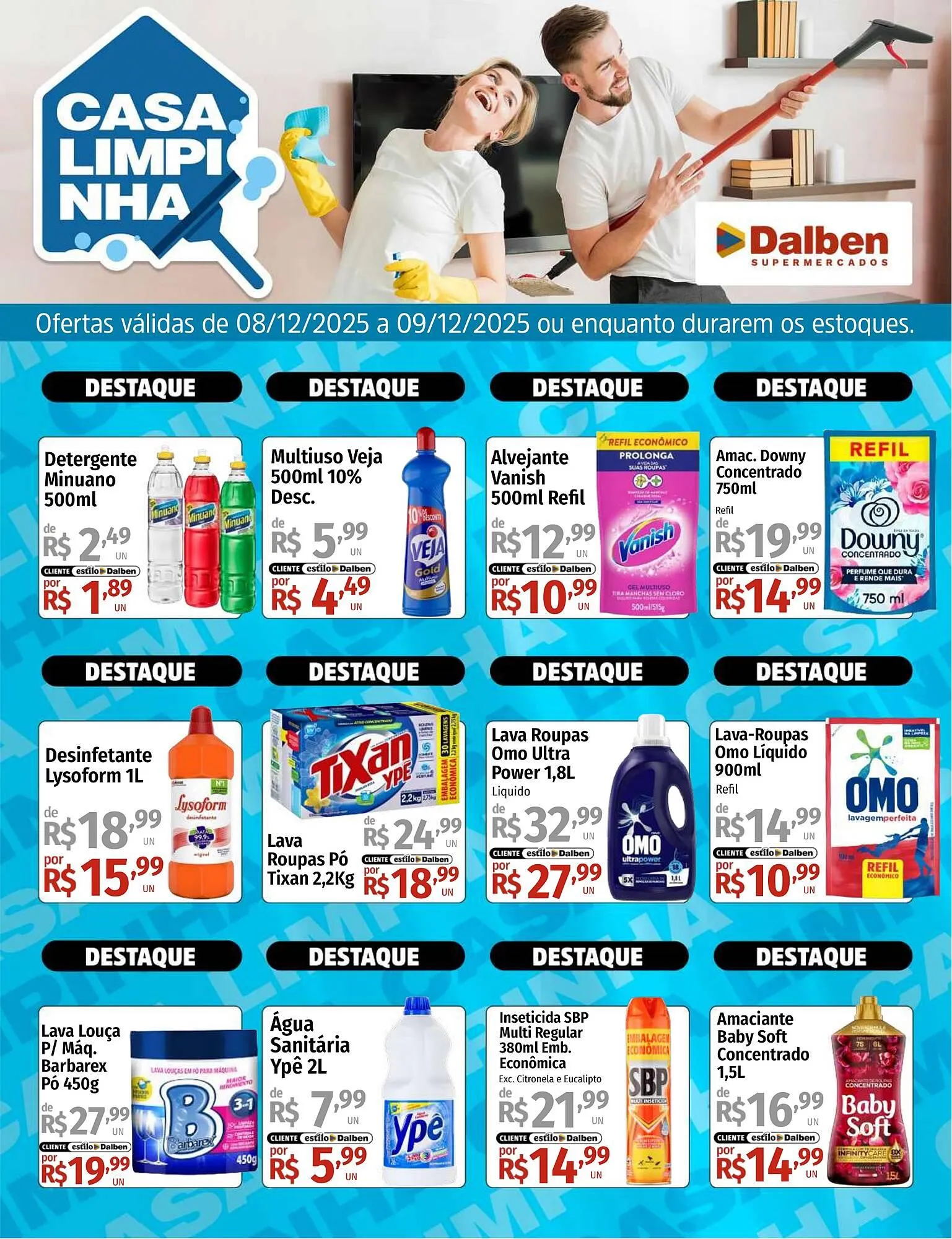 Encarte de Catálogo Supermercado Dalben 8 de dezembro até 9 de dezembro 2025 - Pagina 1
