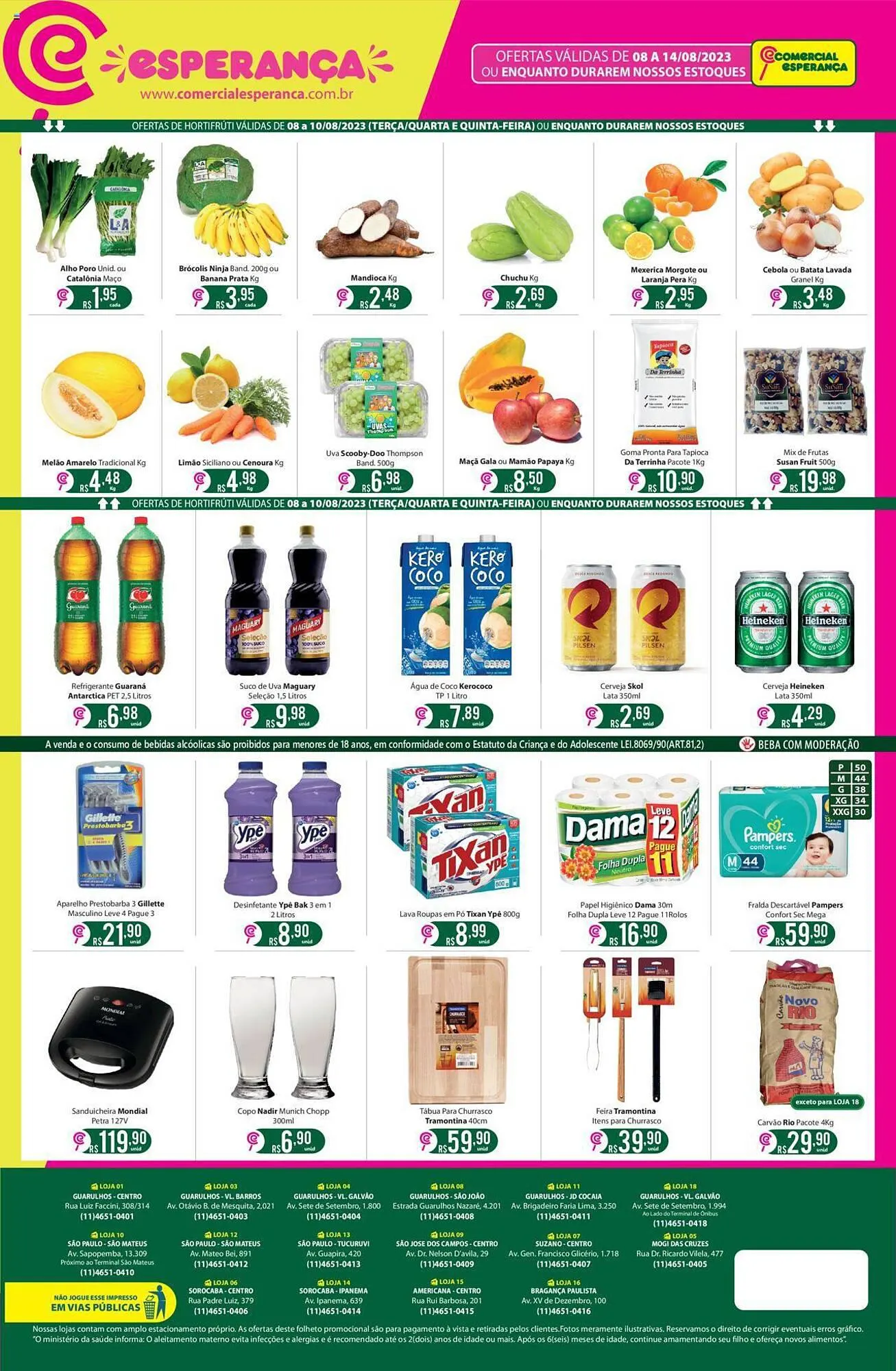 Encarte de Catálogo Comercial Esperança 8 de agosto até 14 de agosto 2023 - Pagina 2