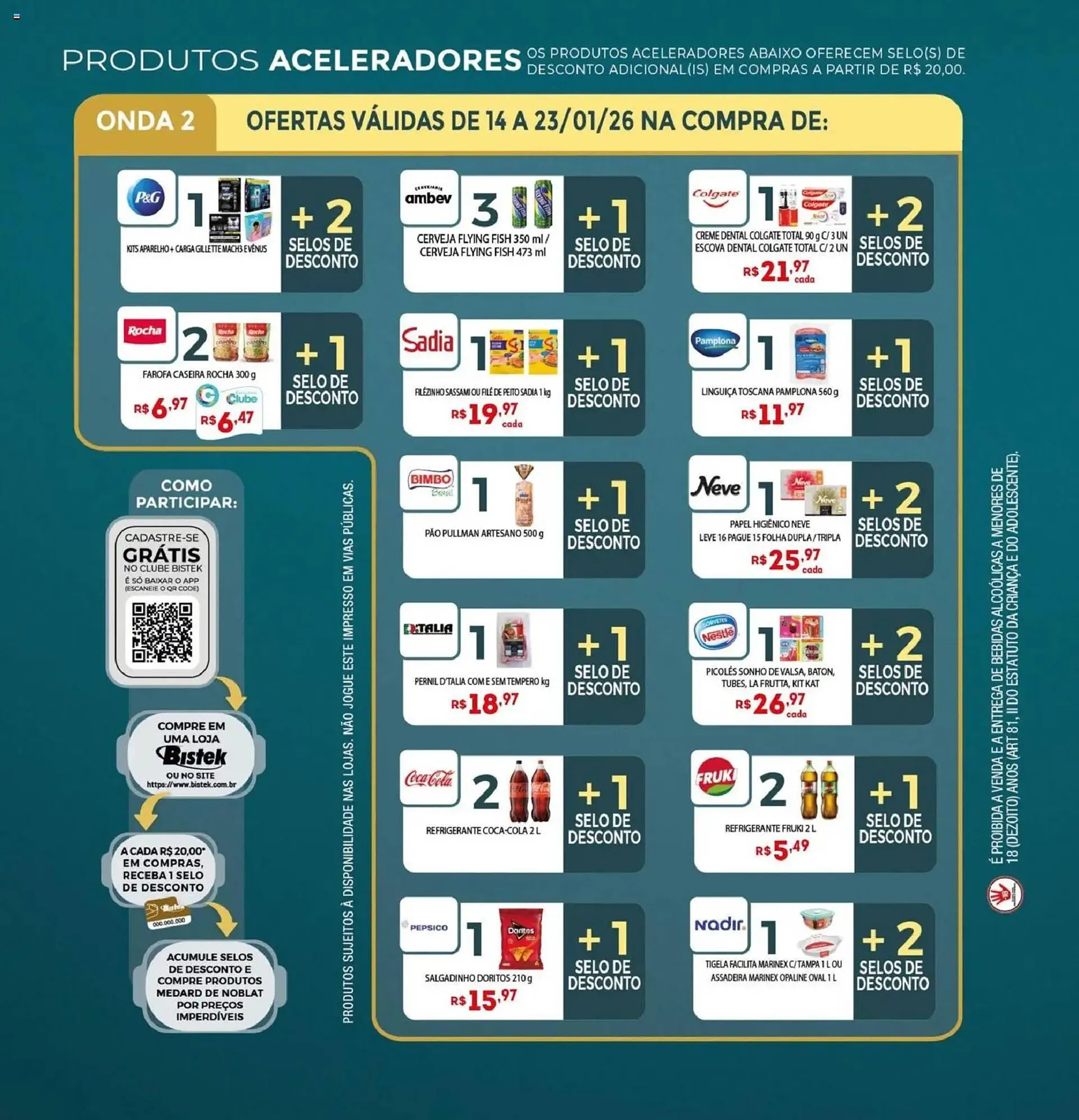 Encarte de Encarte Bistek Supermercados 14 de janeiro até 28 de janeiro 2026 - Pagina 3