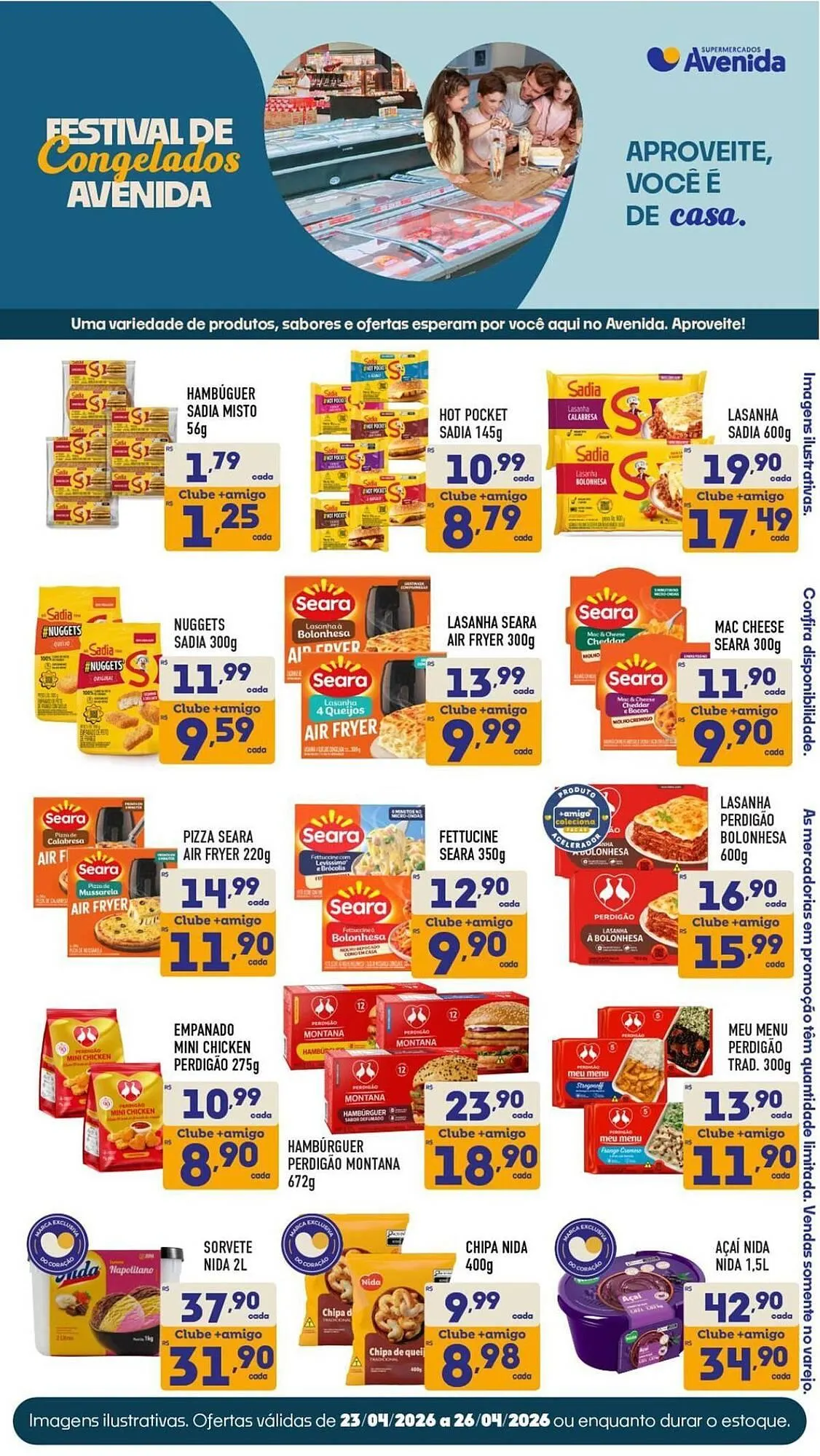 Encarte de Catálogo Supermercados Avenida 23 de abril até 26 de abril 2026 - Pagina 1
