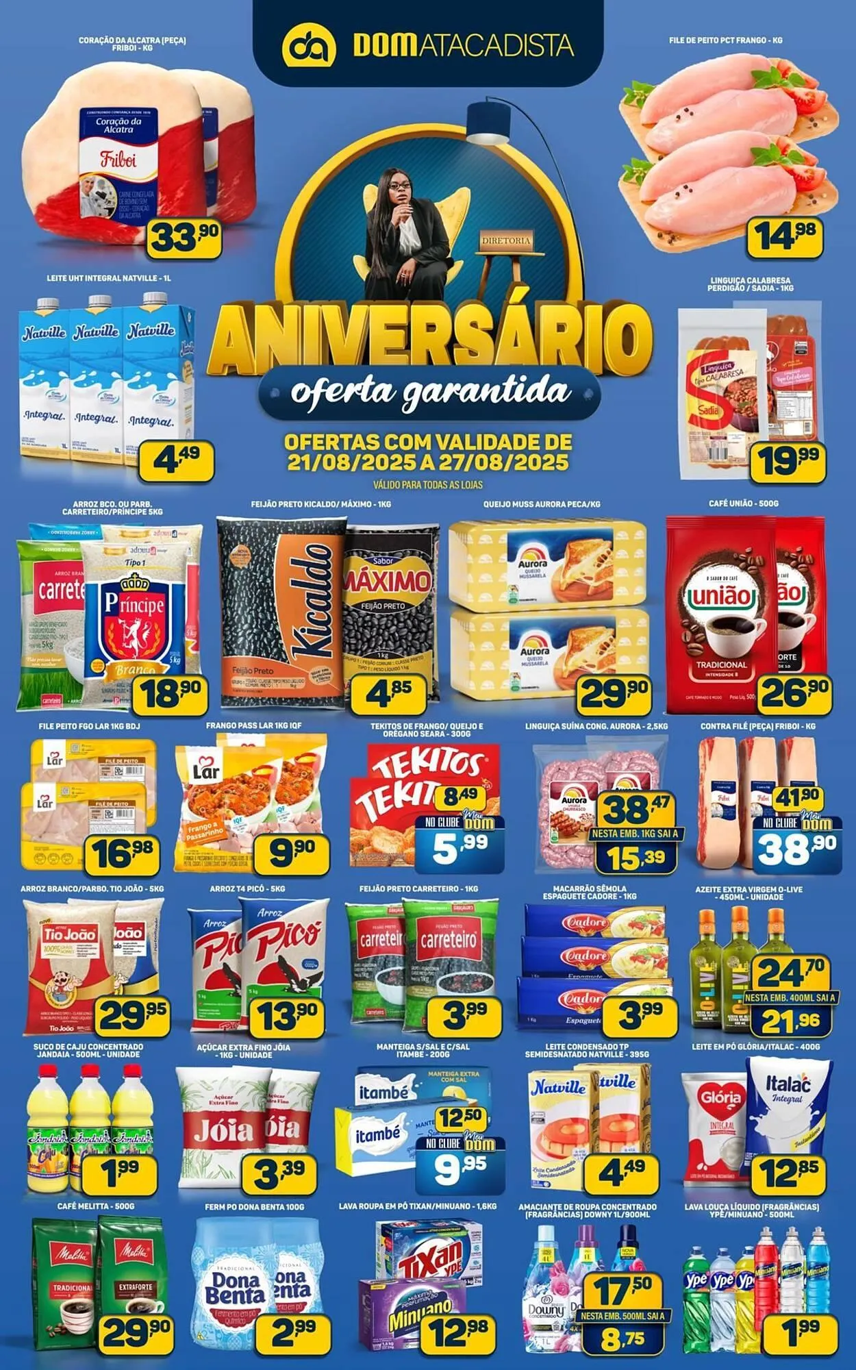 Encarte de Catálogo Dom Atacadista 21 de agosto até 28 de agosto 2025 - Pagina 1