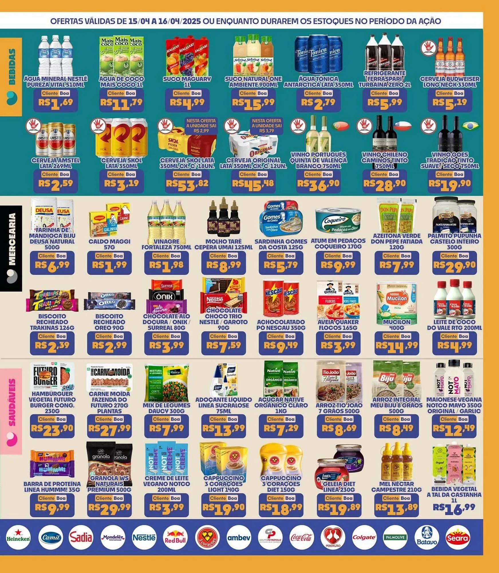 Encarte de Catálogo Boa Supermercados 15 de abril até 16 de abril 2025 - Pagina 2