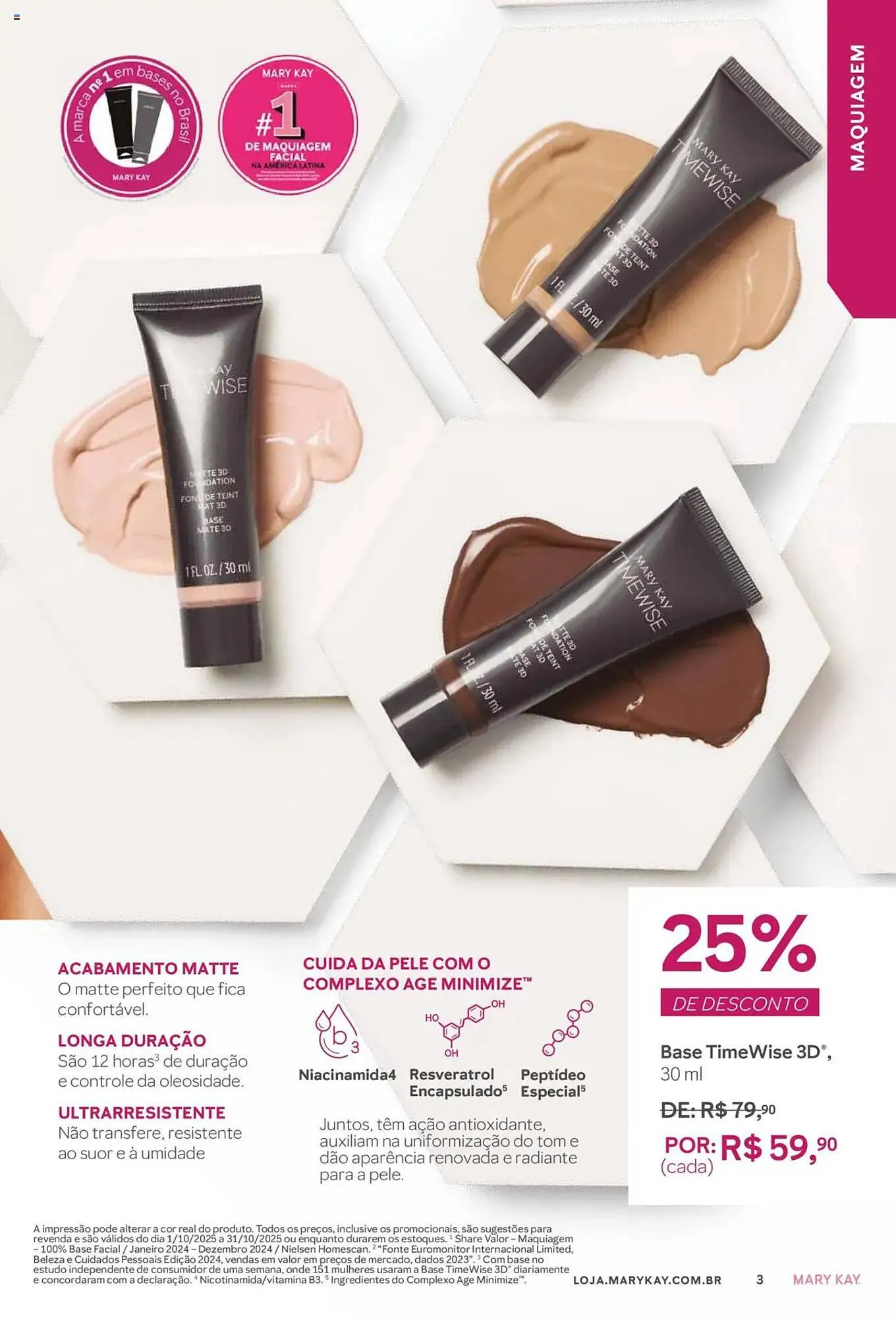 Encarte de Revista Mary Kay 1 de outubro até 1 de novembro 2025 - Pagina 3