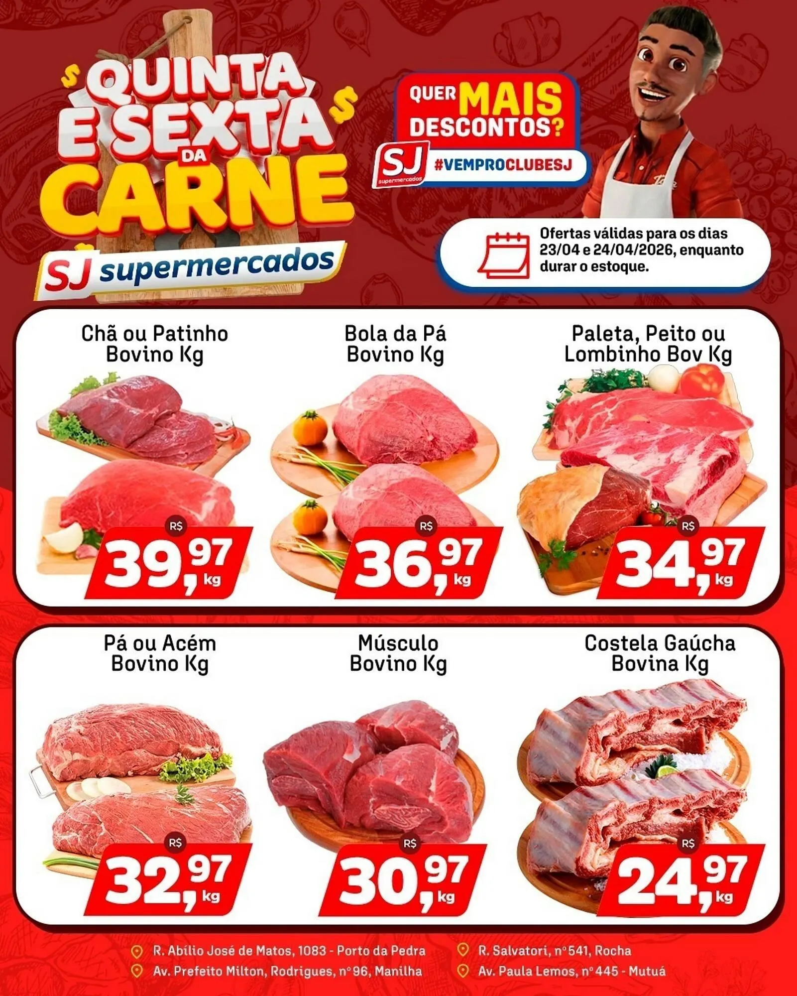 Encarte de Encarte Sj Supermercados 23 de abril até 24 de abril 2026 - Pagina 2