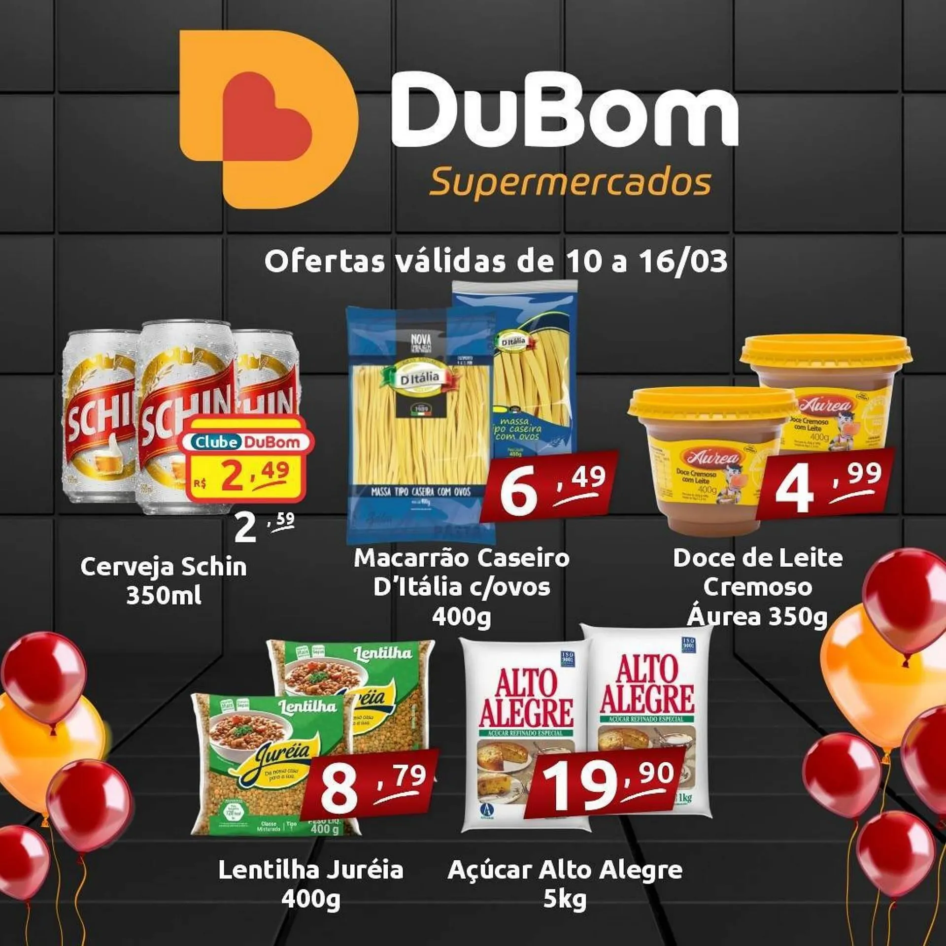 Encarte de Catálogo Dubom Supermercados 10 de março até 16 de março 2025 - Pagina 1