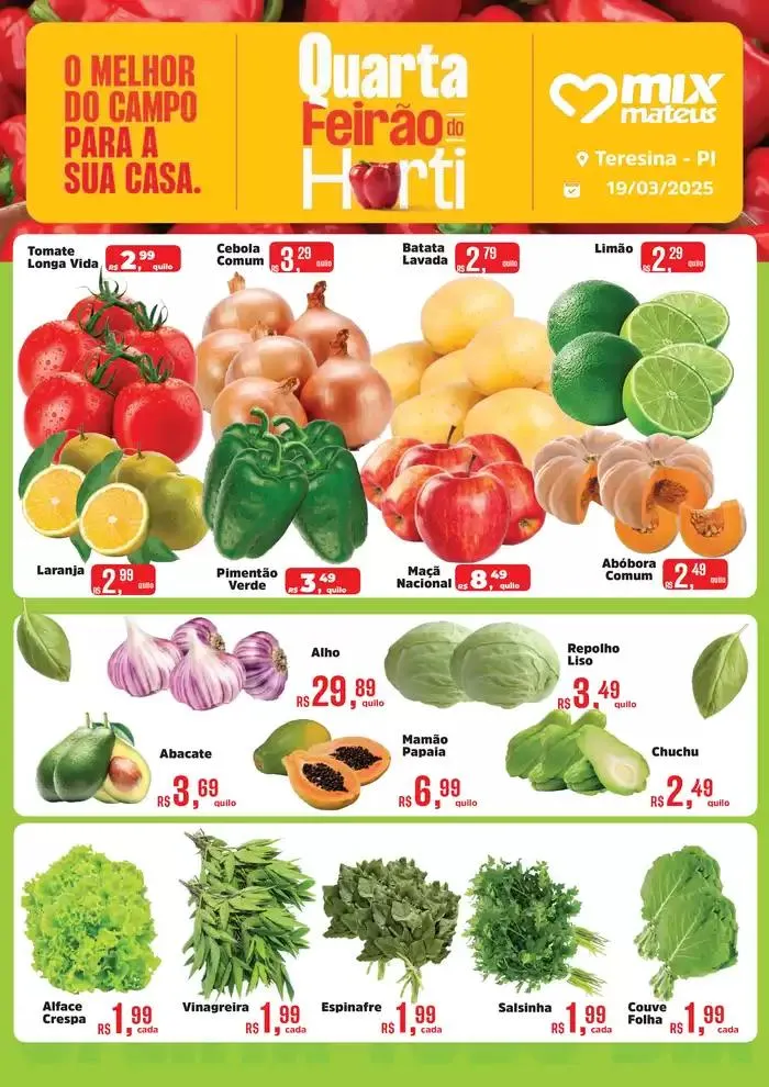 Encarte de Ampla seleção de ofertas 19 de março até 19 de março 2025 - Pagina 1