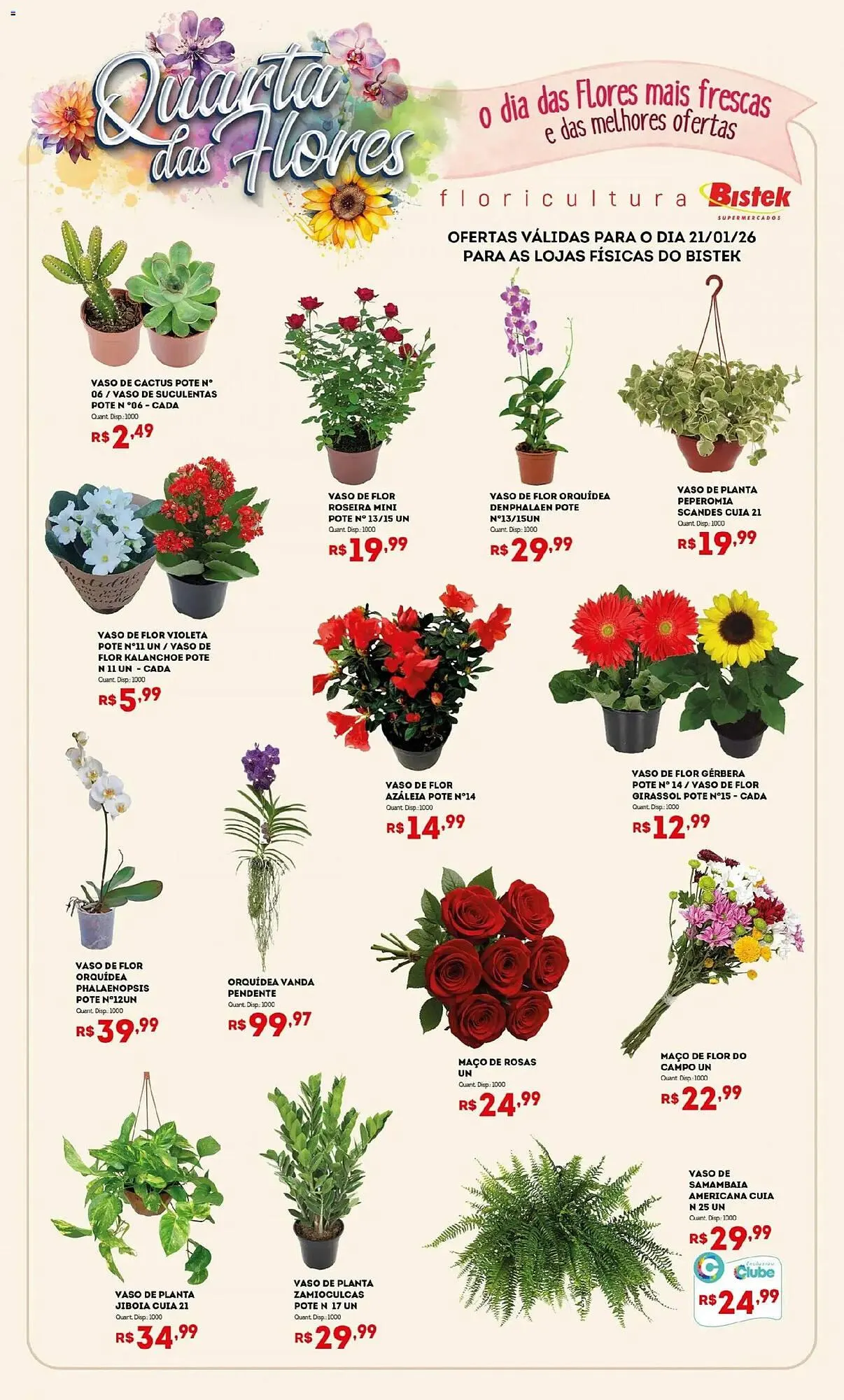 Encarte de Encarte Bistek Supermercados 21 de janeiro até 21 de janeiro 2026 - Pagina 1