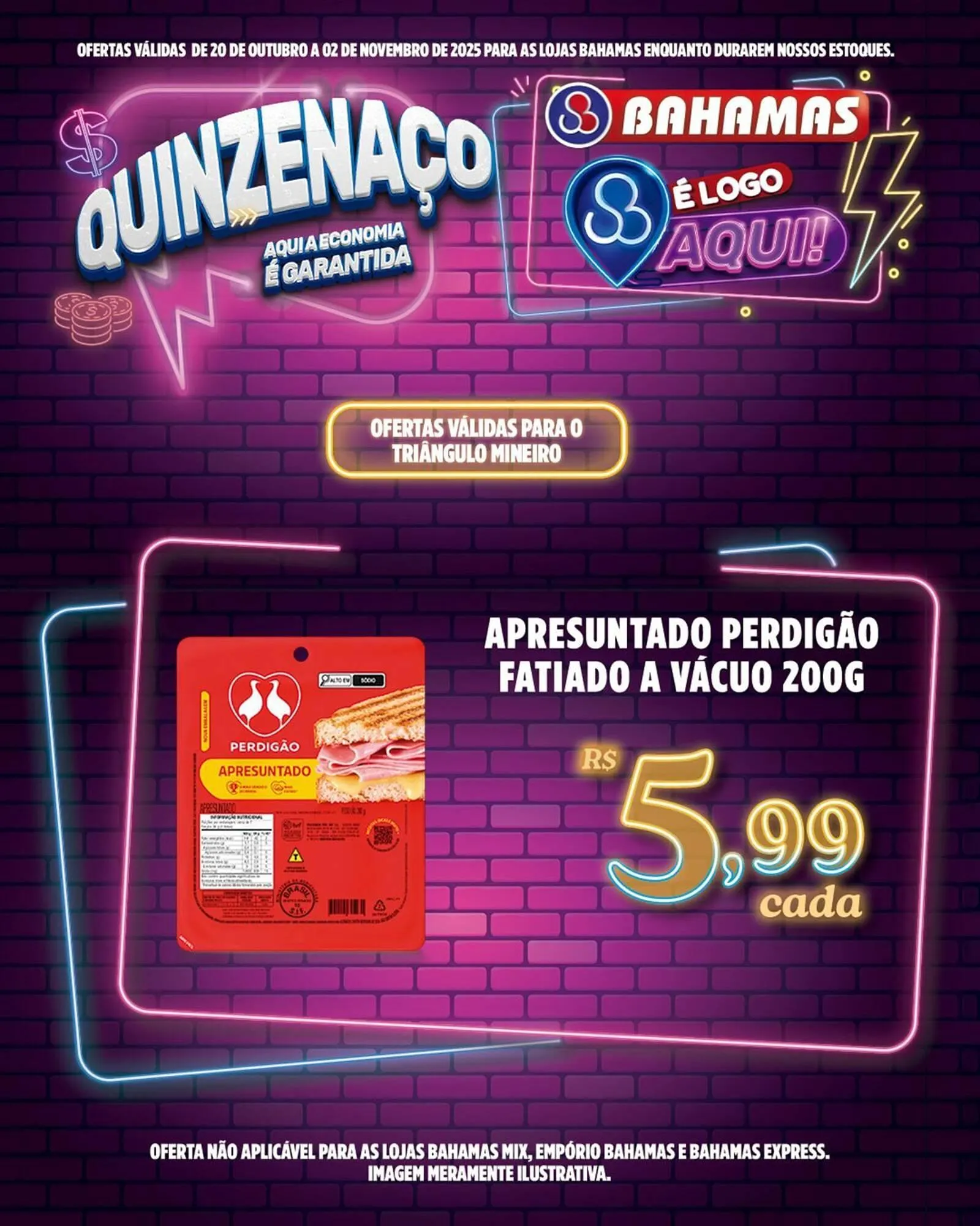 Encarte de Catálogo Bahamas Supermercados 28 de outubro até 2 de novembro 2025 - Pagina 9