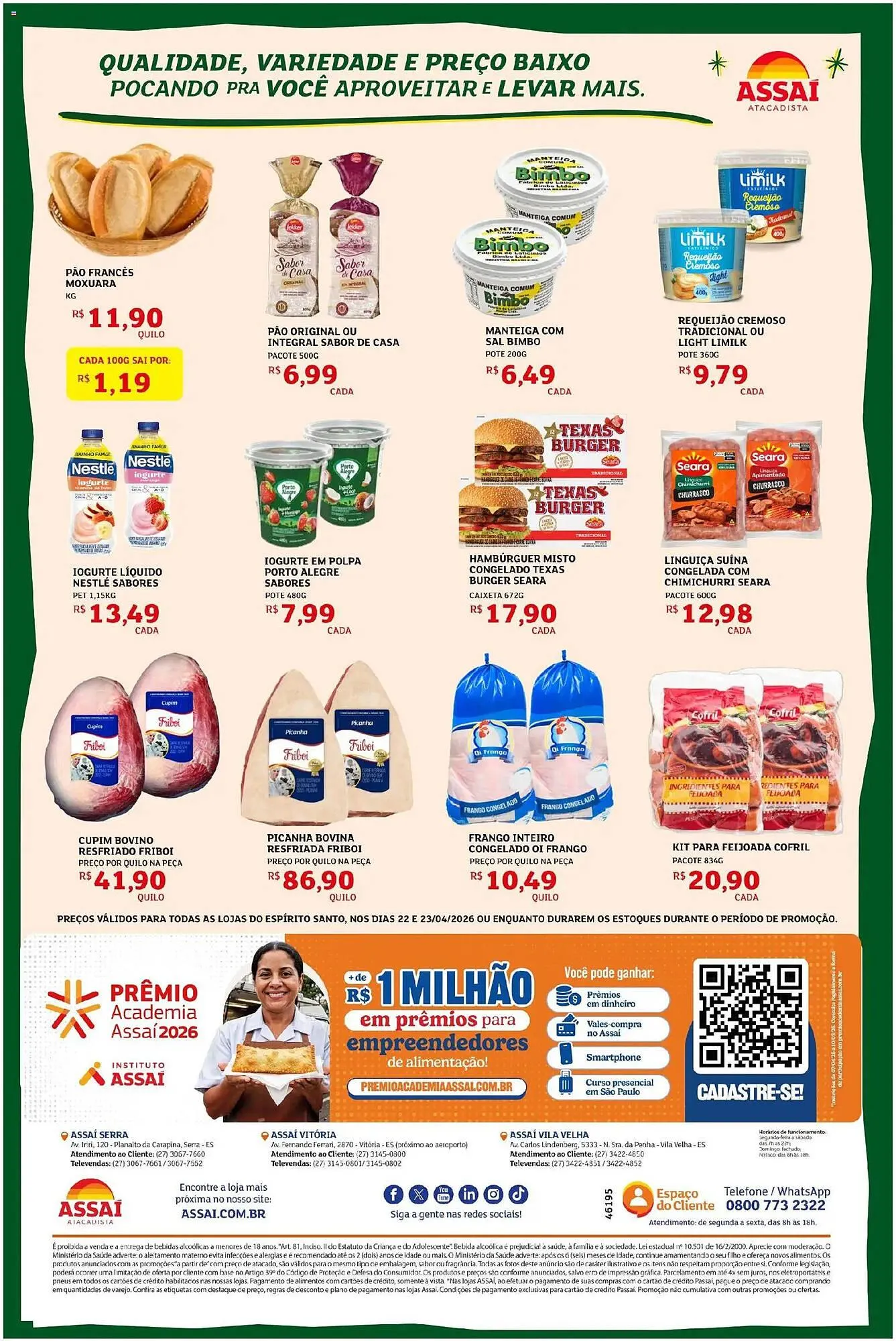 Encarte de Encarte Assaí Atacadista 22 de abril até 23 de abril 2026 - Pagina 2