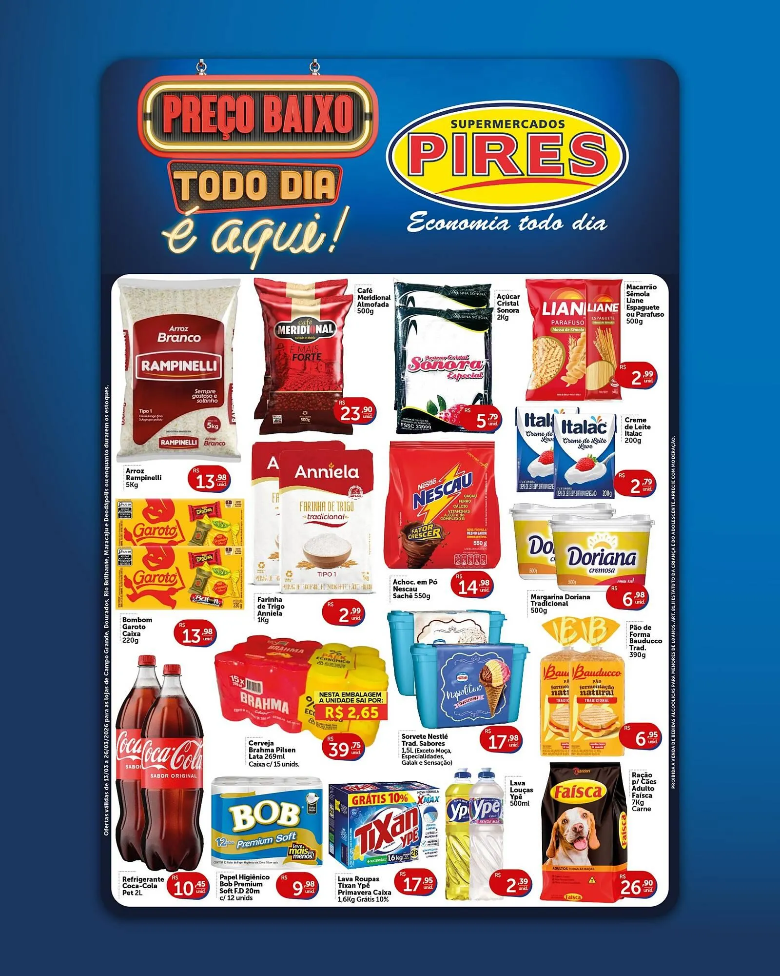 Encarte de Tabloide Pires 17 de março até 26 de março 2026 - Pagina 1