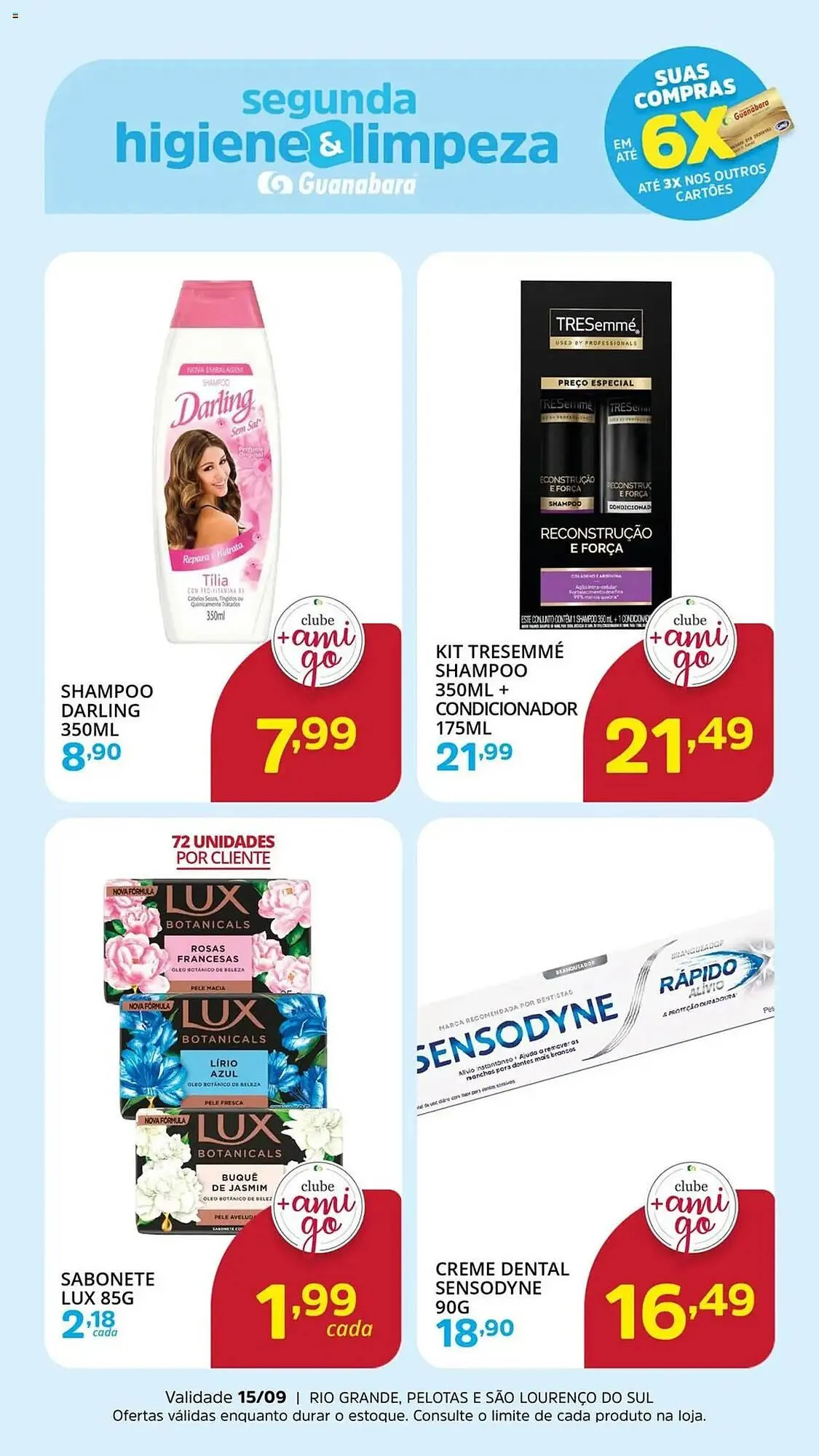 Encarte de Encarte Supermercados Guanabara 15 de setembro até 15 de setembro 2025 - Pagina 1