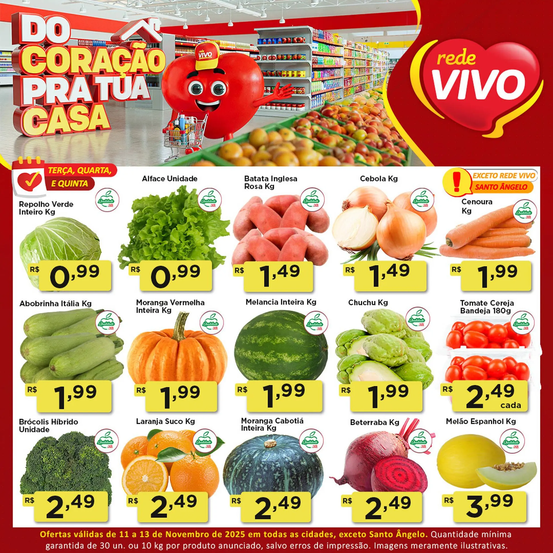 Encarte de Encarte Rede Vivo 11 de novembro até 13 de novembro 2025 - Pagina 1