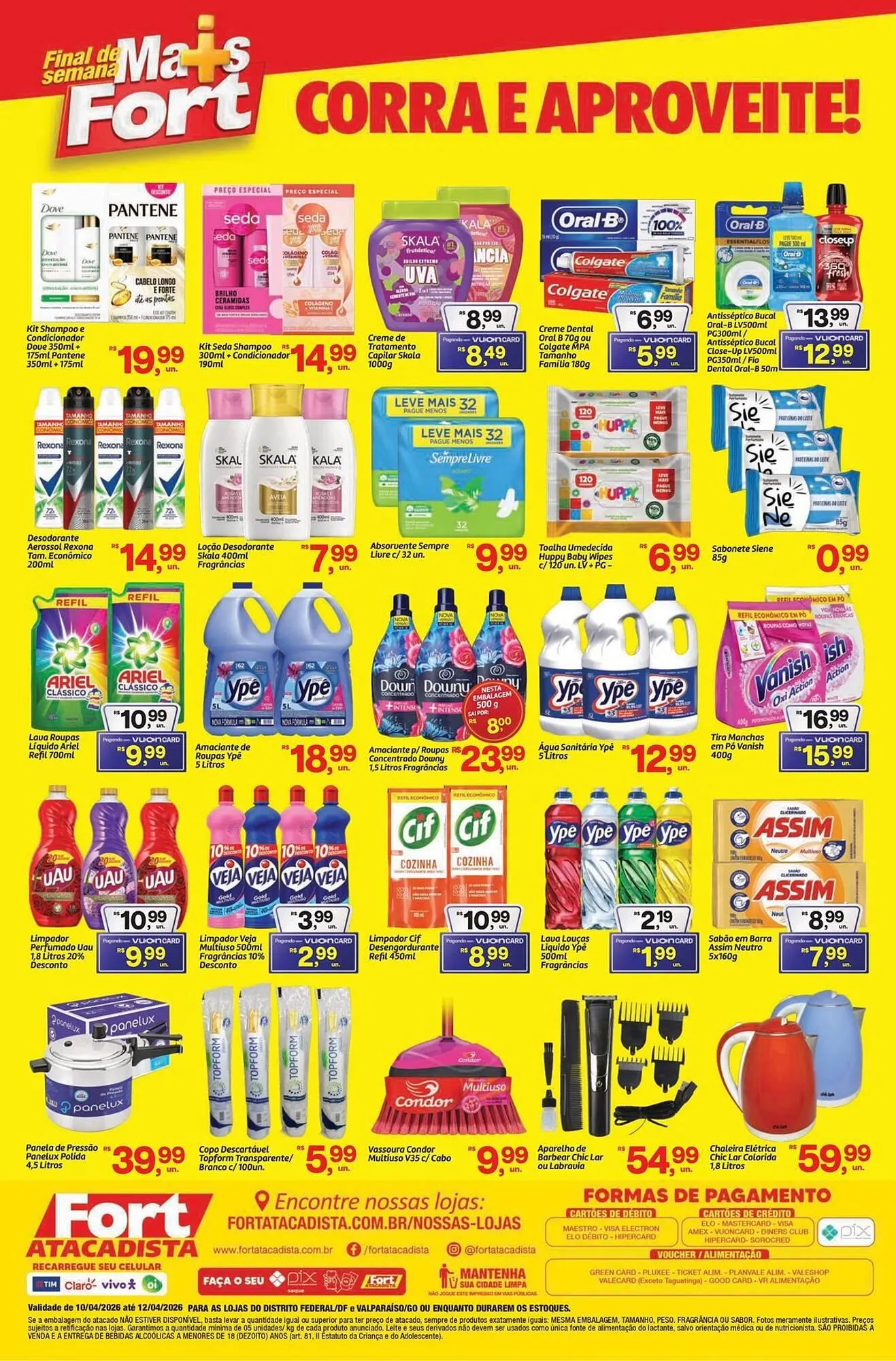 Encarte de Tabloide Fort Atacadista 10 de abril até 12 de abril 2026 - Pagina 4