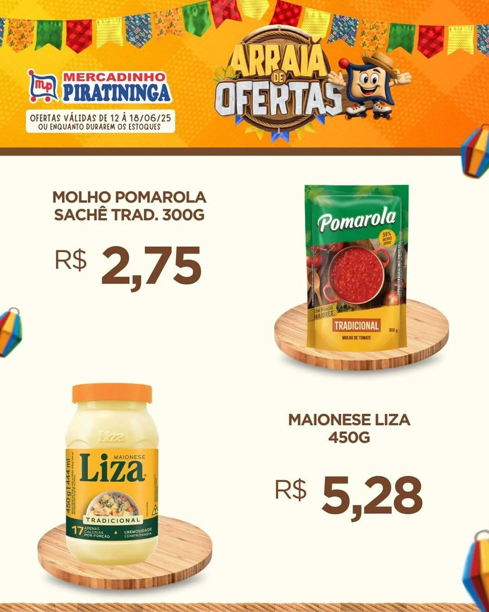 Encarte de Catálogo Mercadinho Piratininga 12 de junho até 18 de junho 2025 - Pagina 1