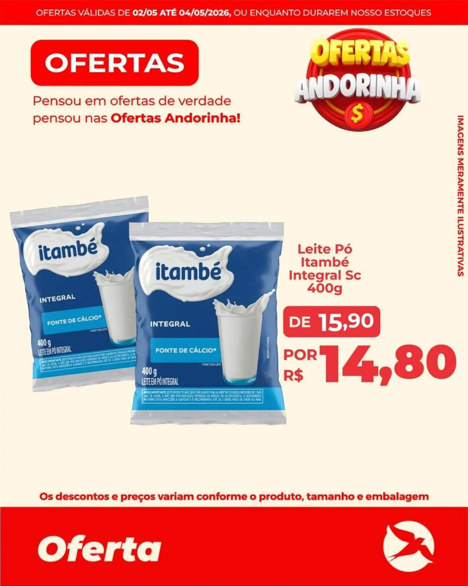Encarte de Folheto Andorinha Hipermercado 1 de maio até 4 de maio 2026 - Pagina 19