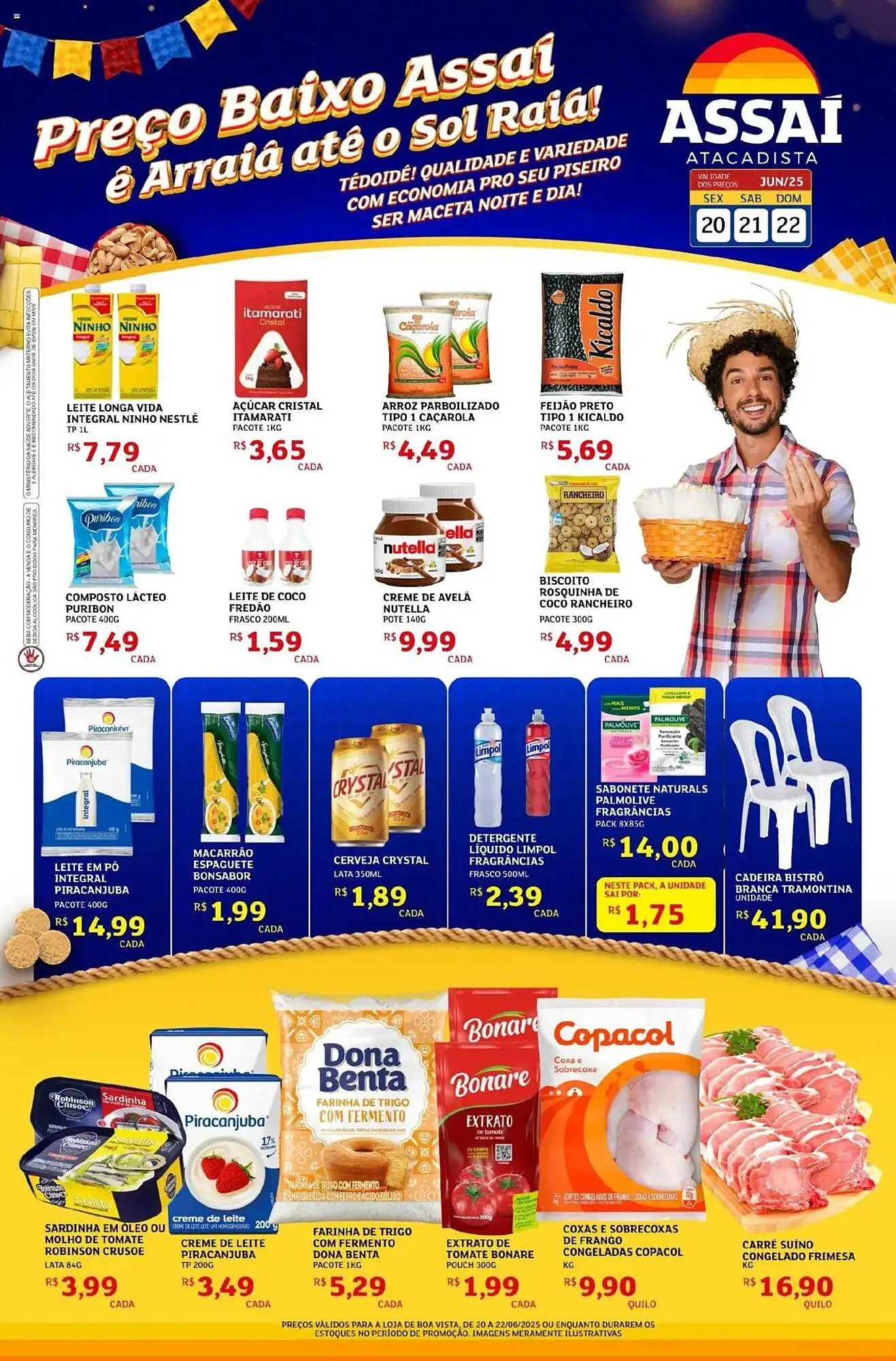 Encarte de Catálogo Assaí Atacadista 20 de junho até 22 de junho 2025 - Pagina 1