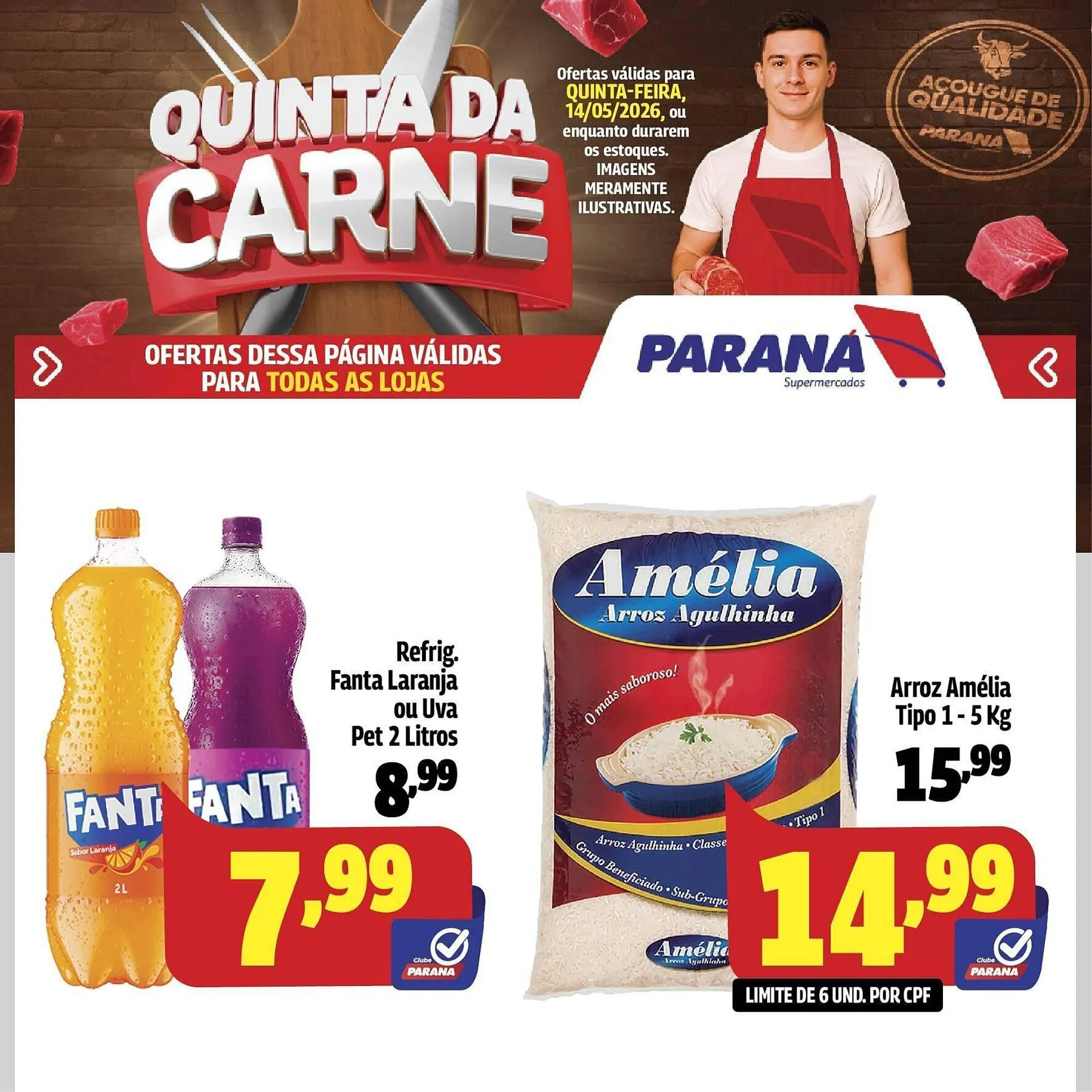 Encarte de Folheto Supermercado Paraná 14 de maio até 14 de maio 2026 - Pagina 8