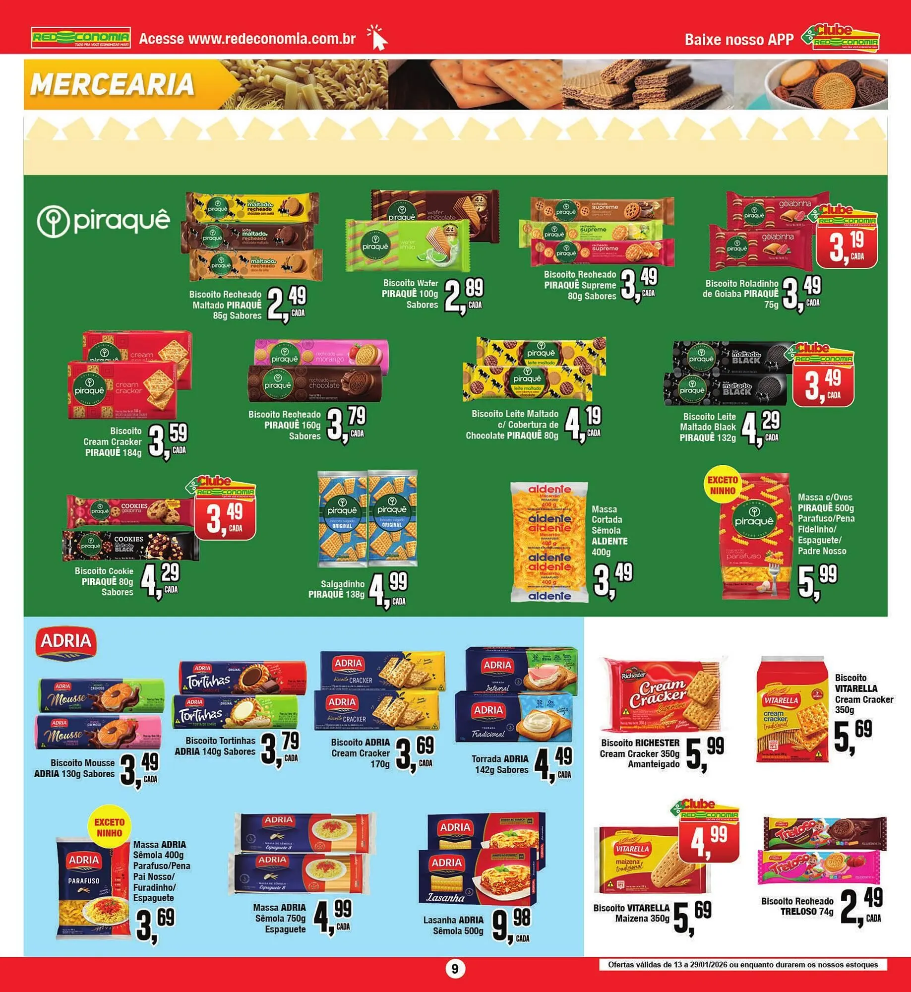 Encarte de Encarte Rede Economia 21 de janeiro até 29 de janeiro 2026 - Pagina 9