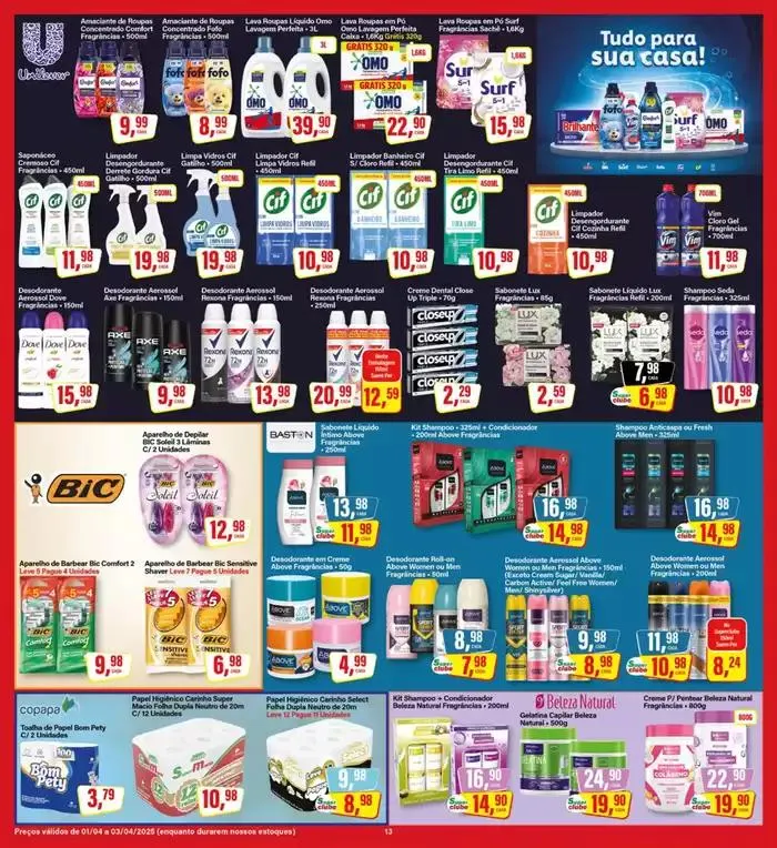Encarte de Ofertas especiais atraentes para todos 1 de abril até 3 de abril 2025 - Pagina 13
