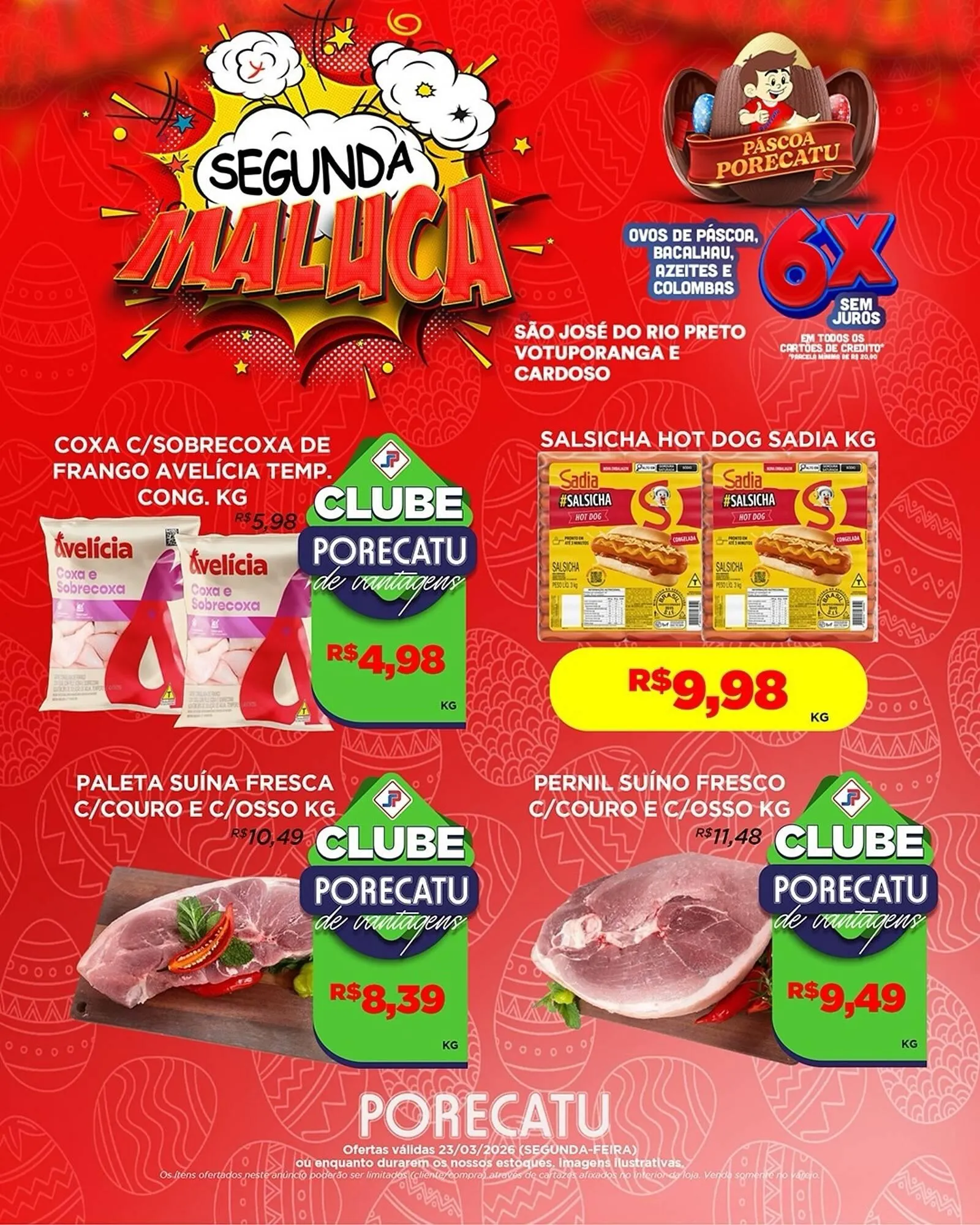 Encarte de Catálogo Supermercado Porecatu 23 de março até 23 de março 2026 - Pagina 1