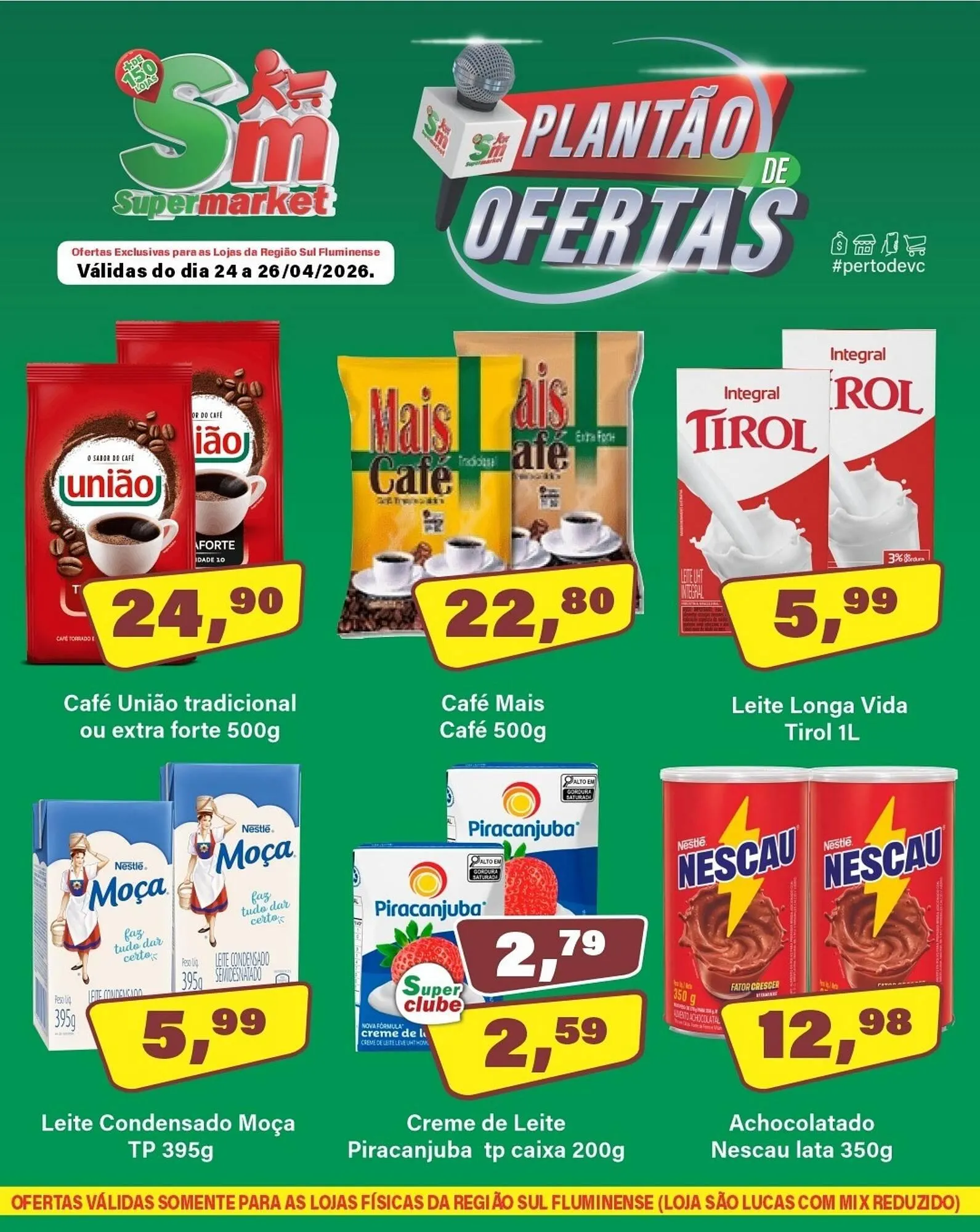 Encarte de Catálogo Floresta Supermercados 24 de abril até 26 de abril 2026 - Pagina 2