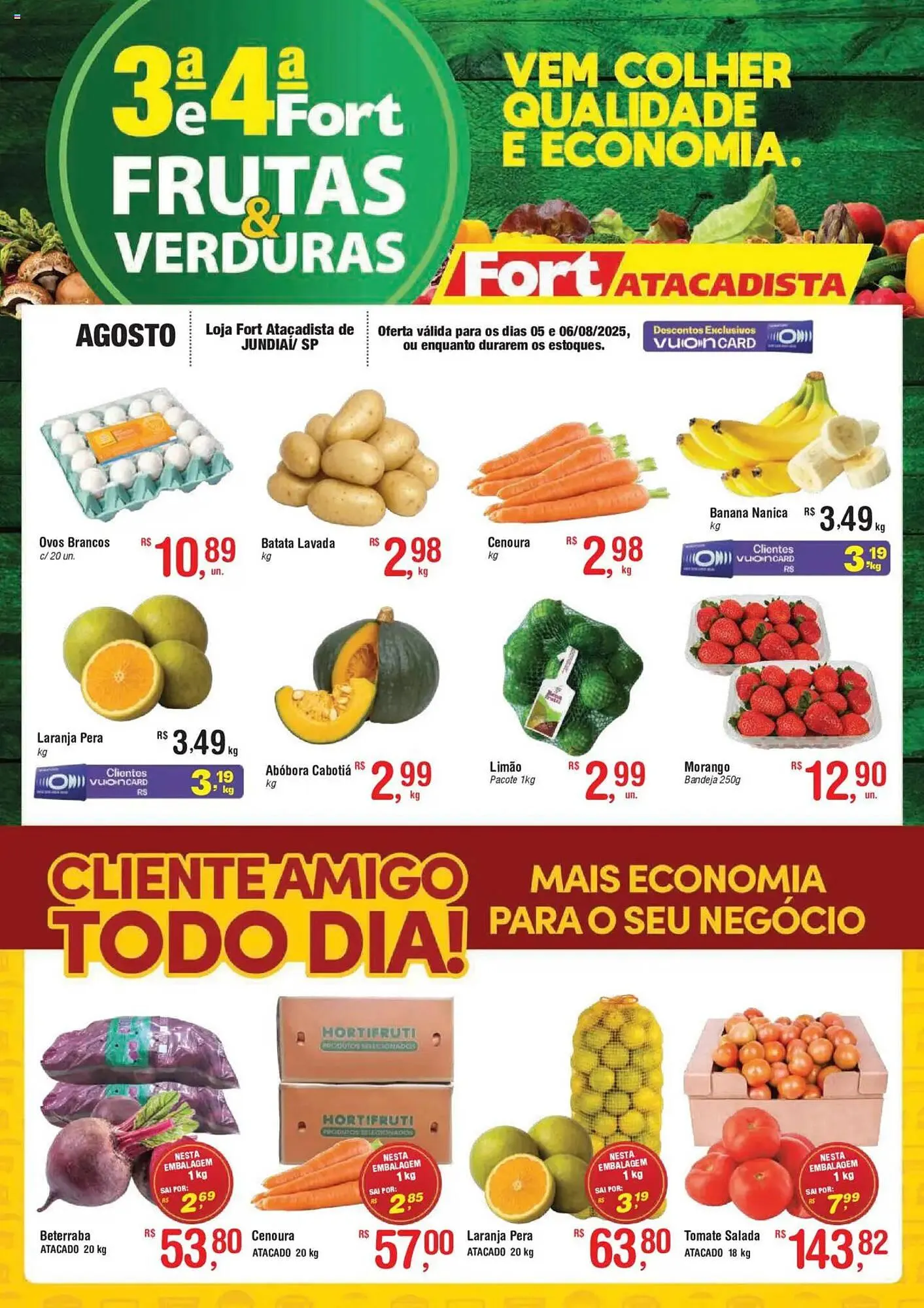 Encarte de Catálogo Fort Atacadista 5 de agosto até 6 de agosto 2025 - Pagina 1