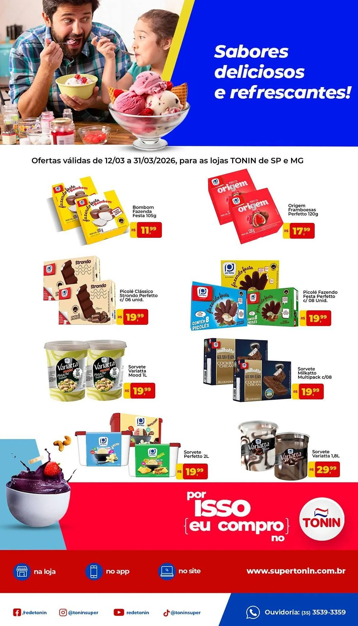 Encarte de Catálogo Tonin Superatacado 12 de março até 31 de março 2026 - Pagina 1