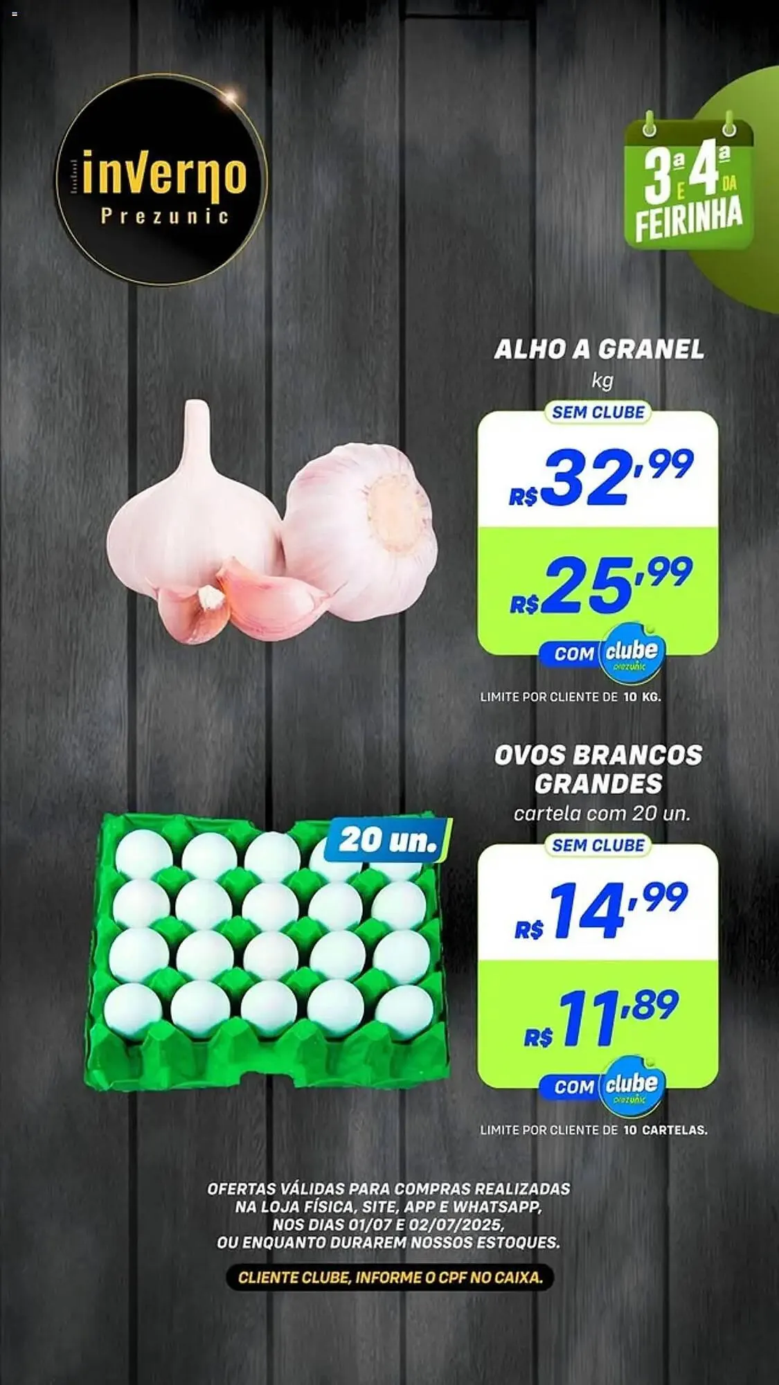 Encarte de Catálogo Prezunic 1 de julho até 2 de julho 2025 - Pagina 1