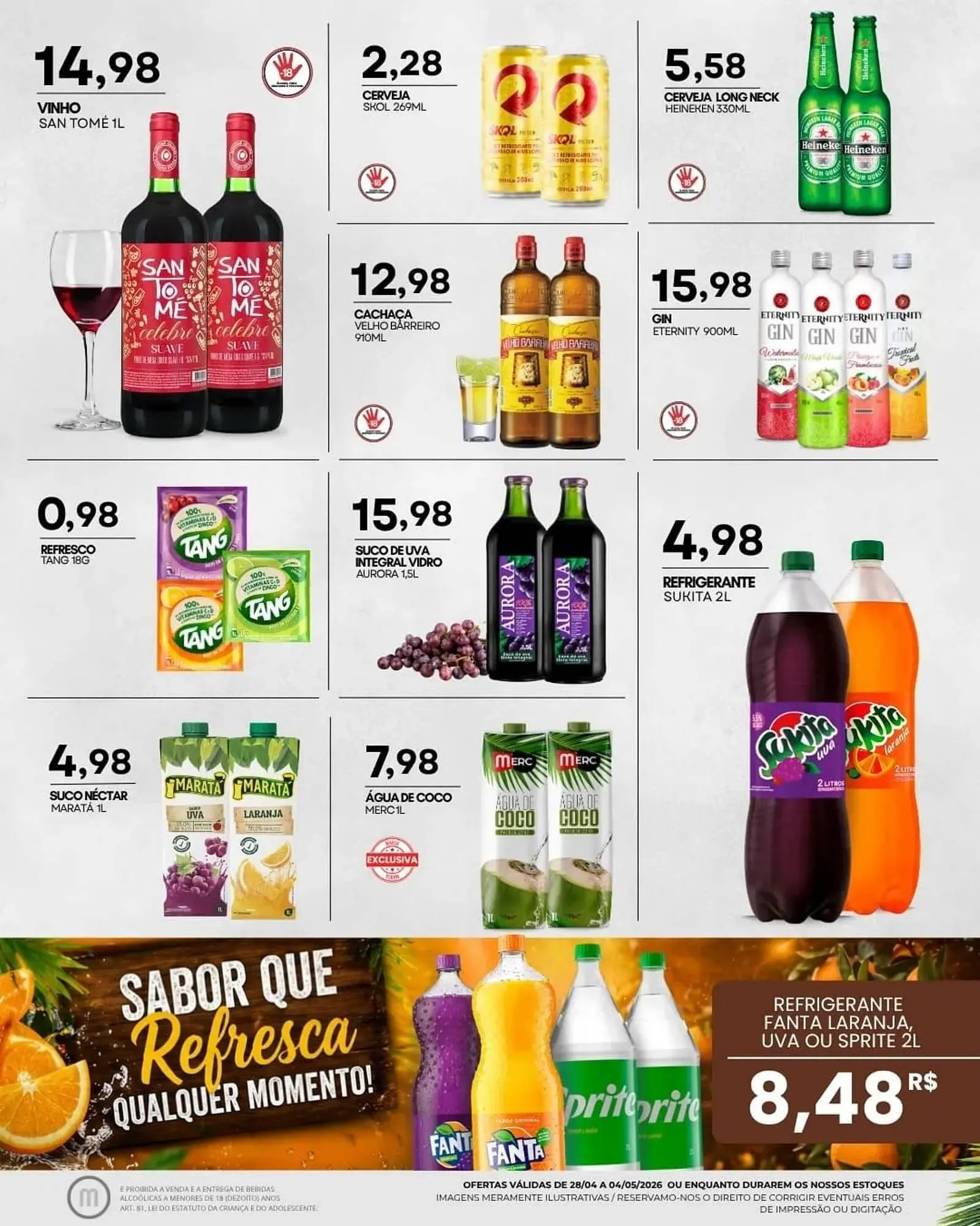 Encarte de Folheto Mercadão Atacadista 28 de abril até 4 de maio 2026 - Pagina 4