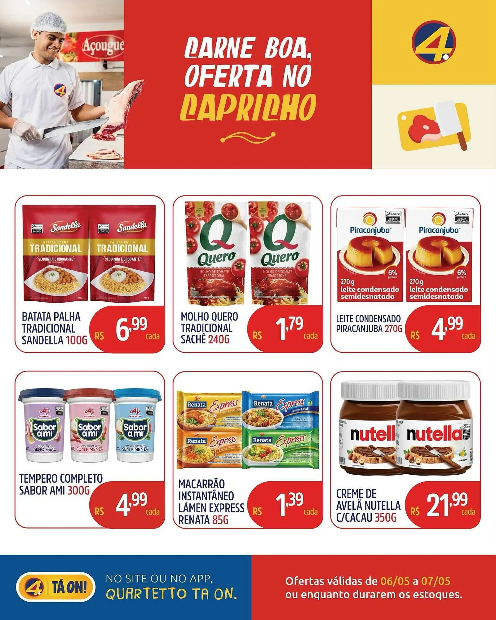 Encarte de Catálogo Quartetto Supermercados 6 de maio até 7 de maio 2026 - Pagina 4