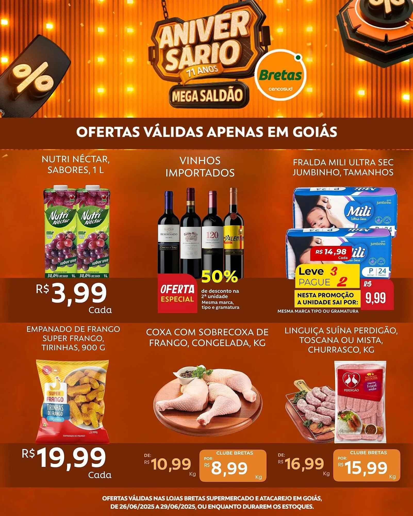 Encarte de Catálogo Supermercados Bretas 26 de junho até 29 de junho 2025 - Pagina 3