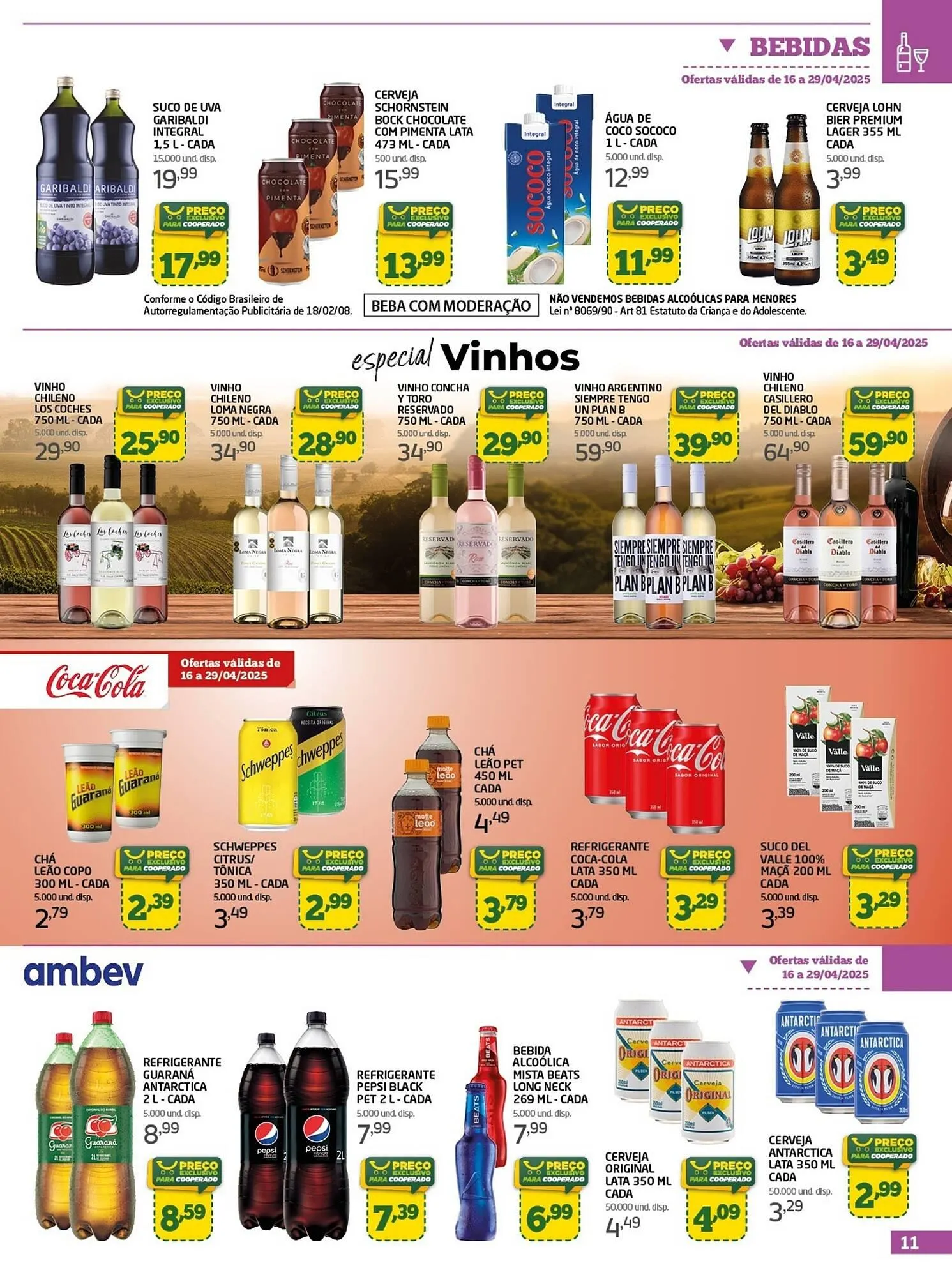 Encarte de Catálogo Cooper 16 de abril até 29 de abril 2025 - Pagina 11