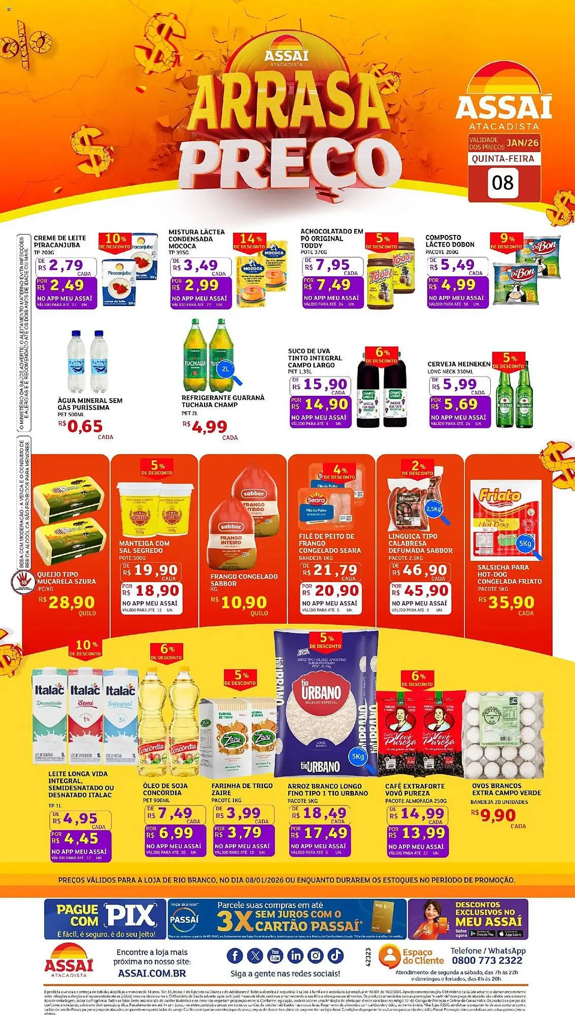 Encarte de Encarte Assaí Atacadista 8 de janeiro até 8 de janeiro 2026 - Pagina 1