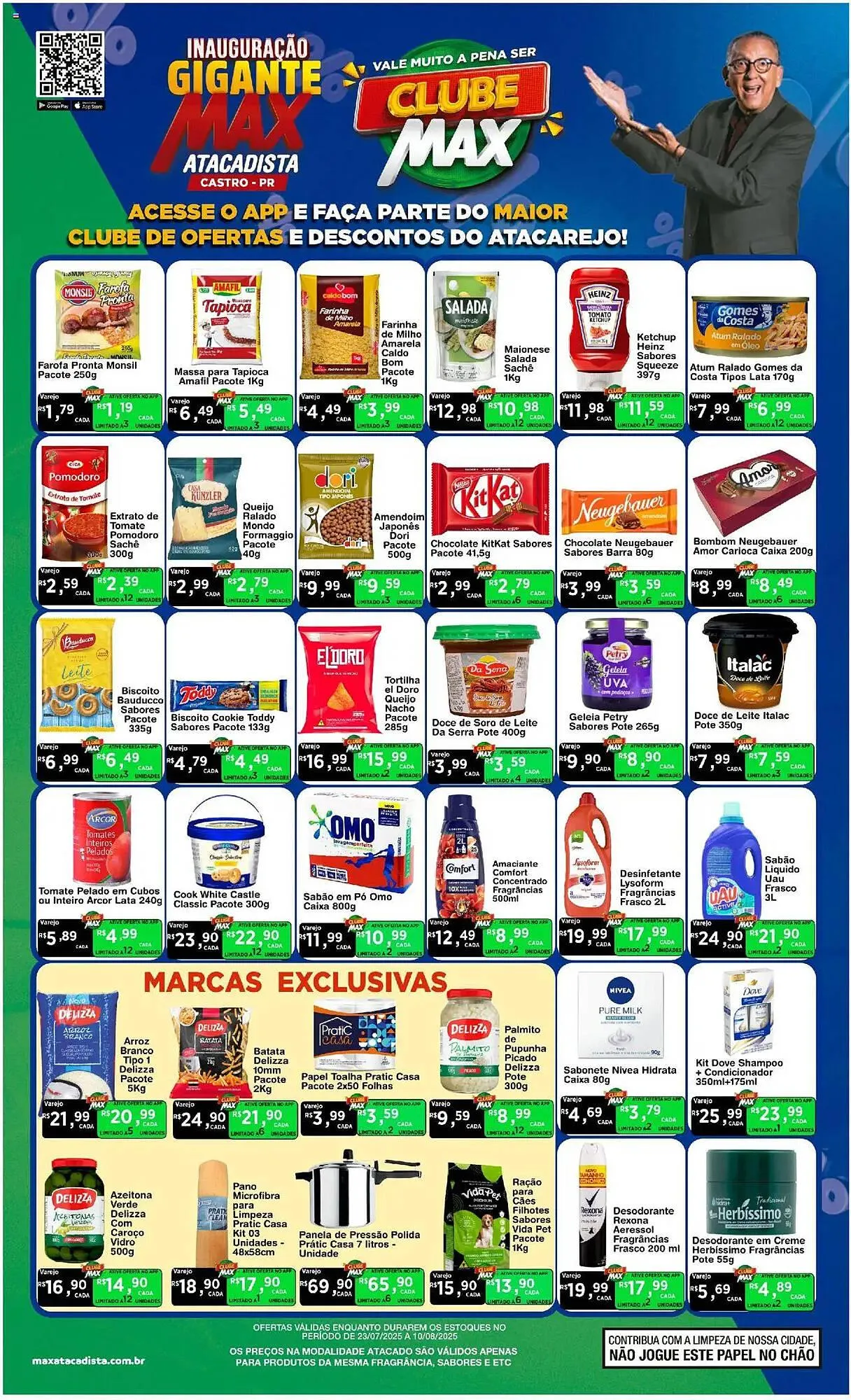 Encarte de Catálogo Max Atacadista 23 de julho até 10 de agosto 2025 - Pagina 1