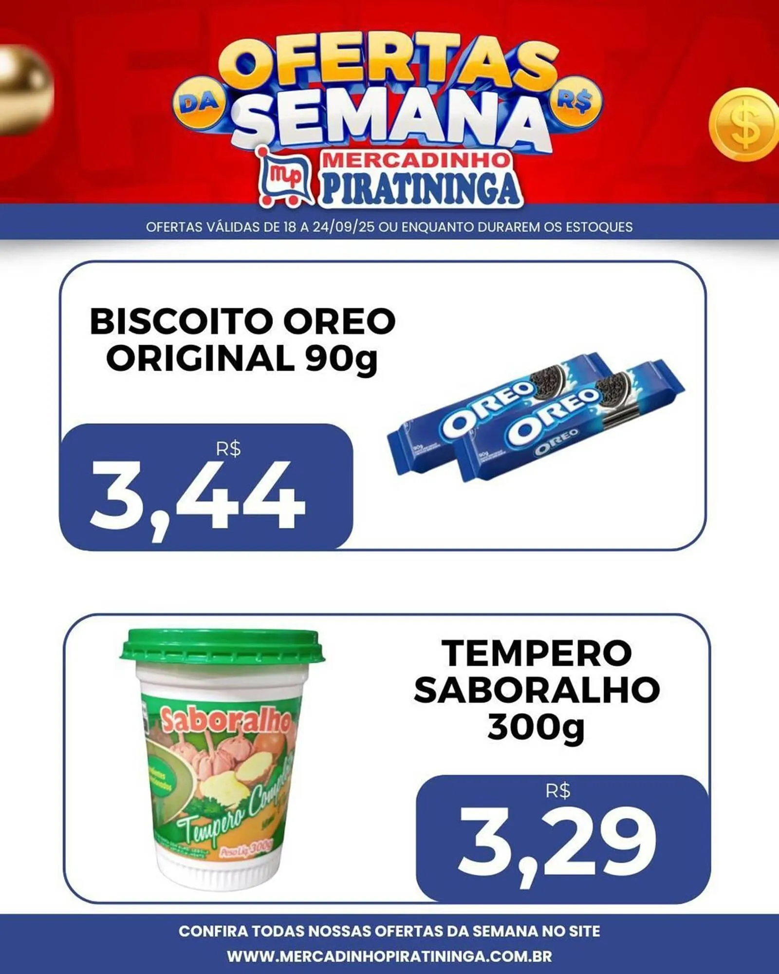 Encarte de Catálogo Mercadinho Piratininga 19 de setembro até 24 de setembro 2025 - Pagina 7