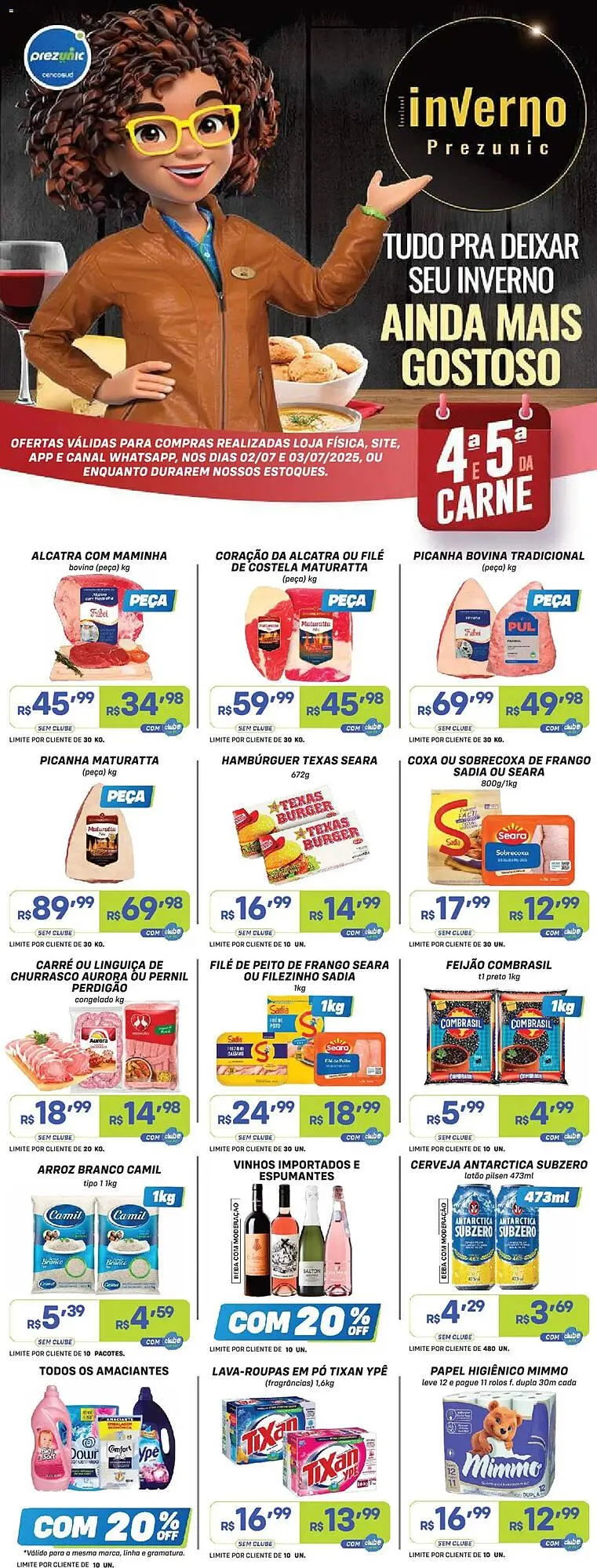 Encarte de Catálogo Prezunic 2 de julho até 4 de julho 2025 - Pagina 1