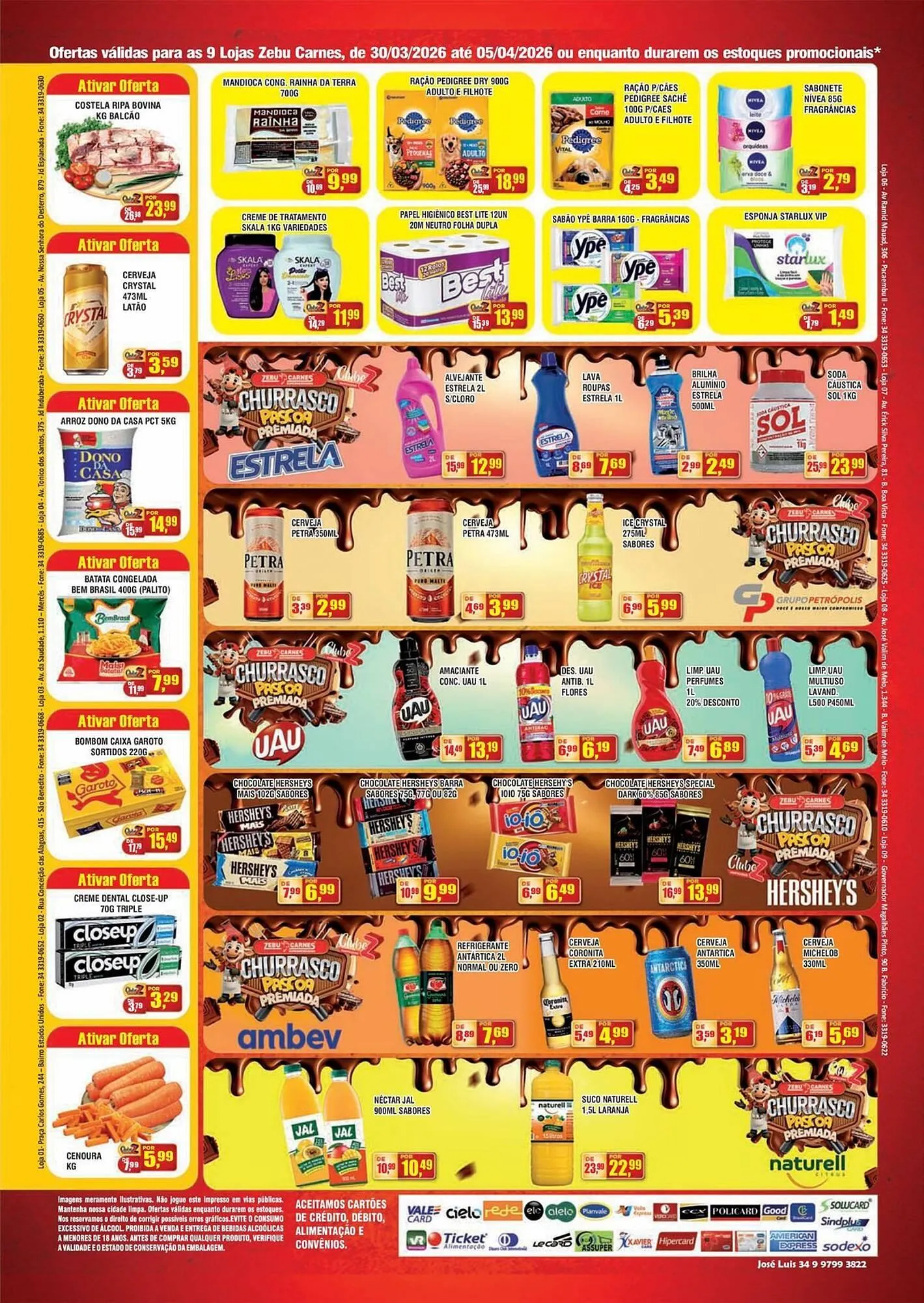 Encarte de Catálogo Zebu Carnes Supermercados 30 de março até 5 de abril 2026 - Pagina 2