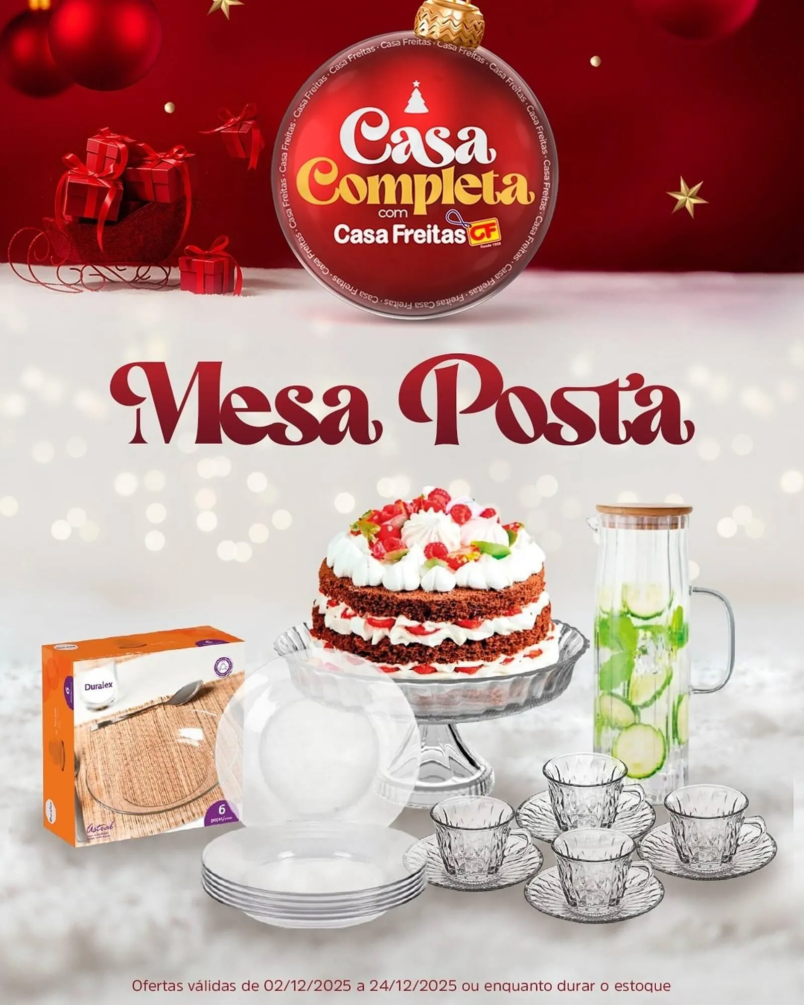 Encarte de Catálogo Casa Freitas 6 de dezembro até 24 de dezembro 2025 - Pagina 1